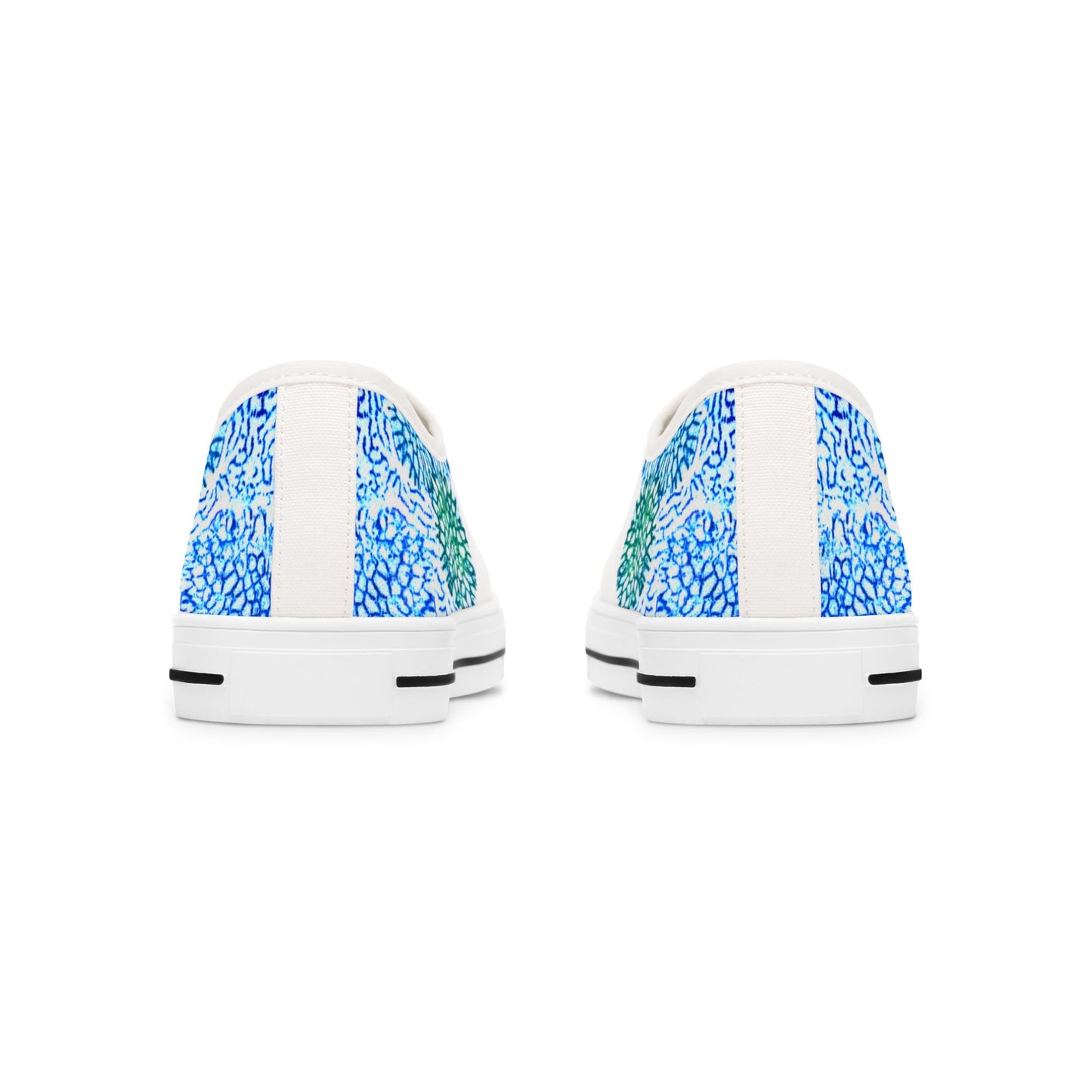 Blue Coral Print | Women's Low Top Sneakers