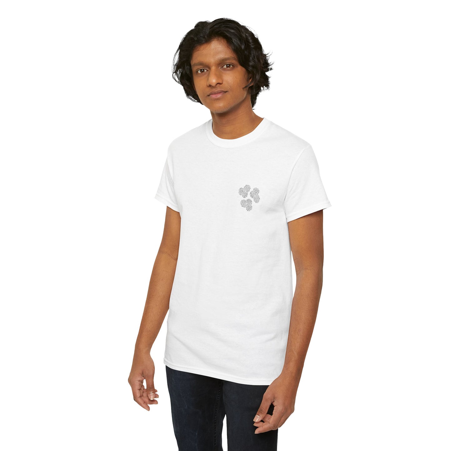 Clover Coral Print T-Shirt | Soft Cotton | Unisex