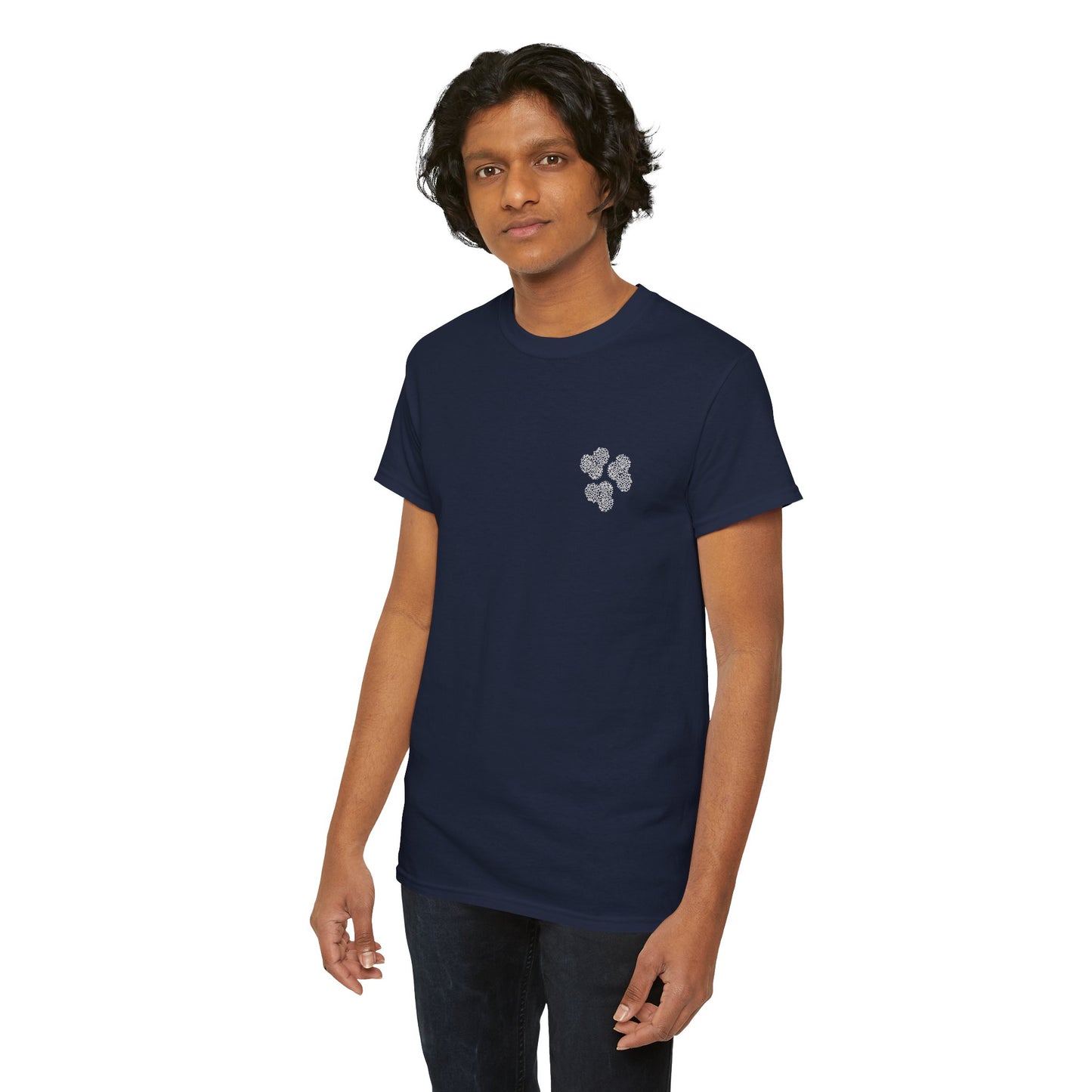 Clover Coral Print T-Shirt | Soft Cotton | Unisex