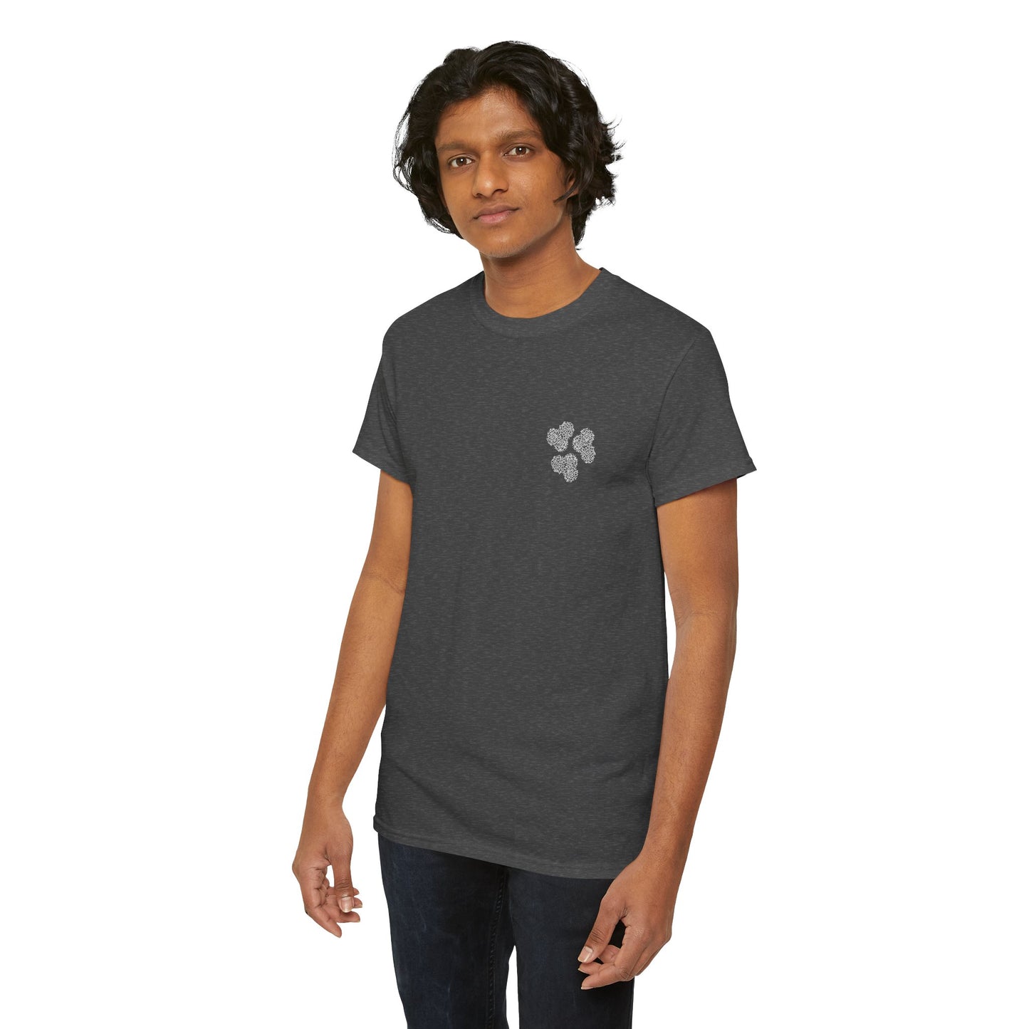 Clover Coral Print T-Shirt | Soft Cotton | Unisex