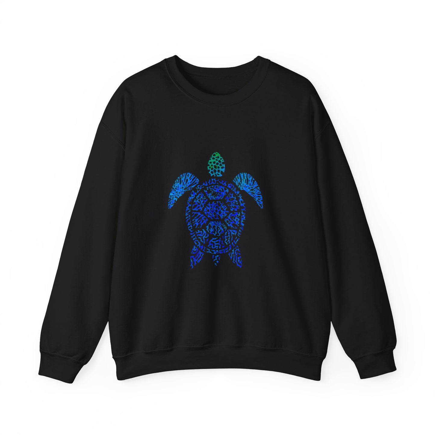 One Turtle & Coral Print Sweater | Soft Cotton Mix | Unisex