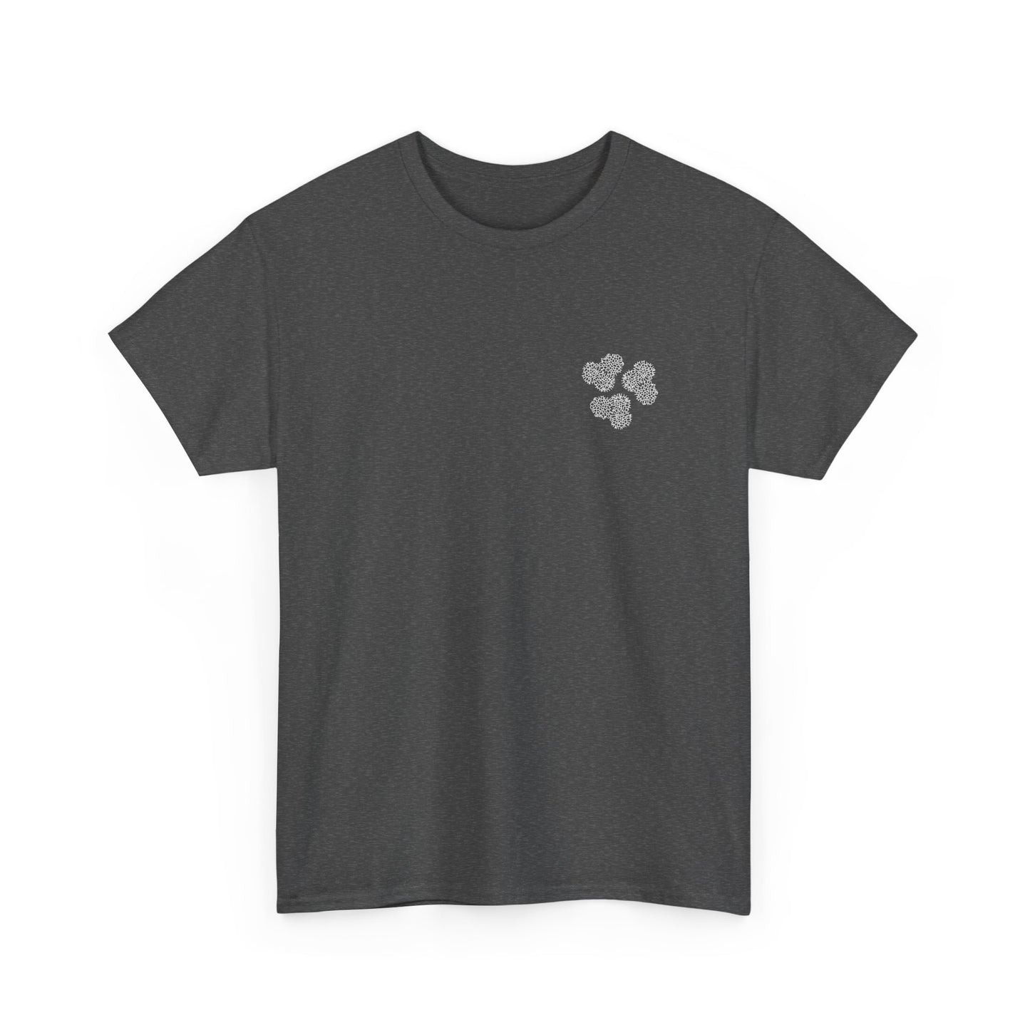 Clover Coral Print T-Shirt | Soft Cotton | Unisex