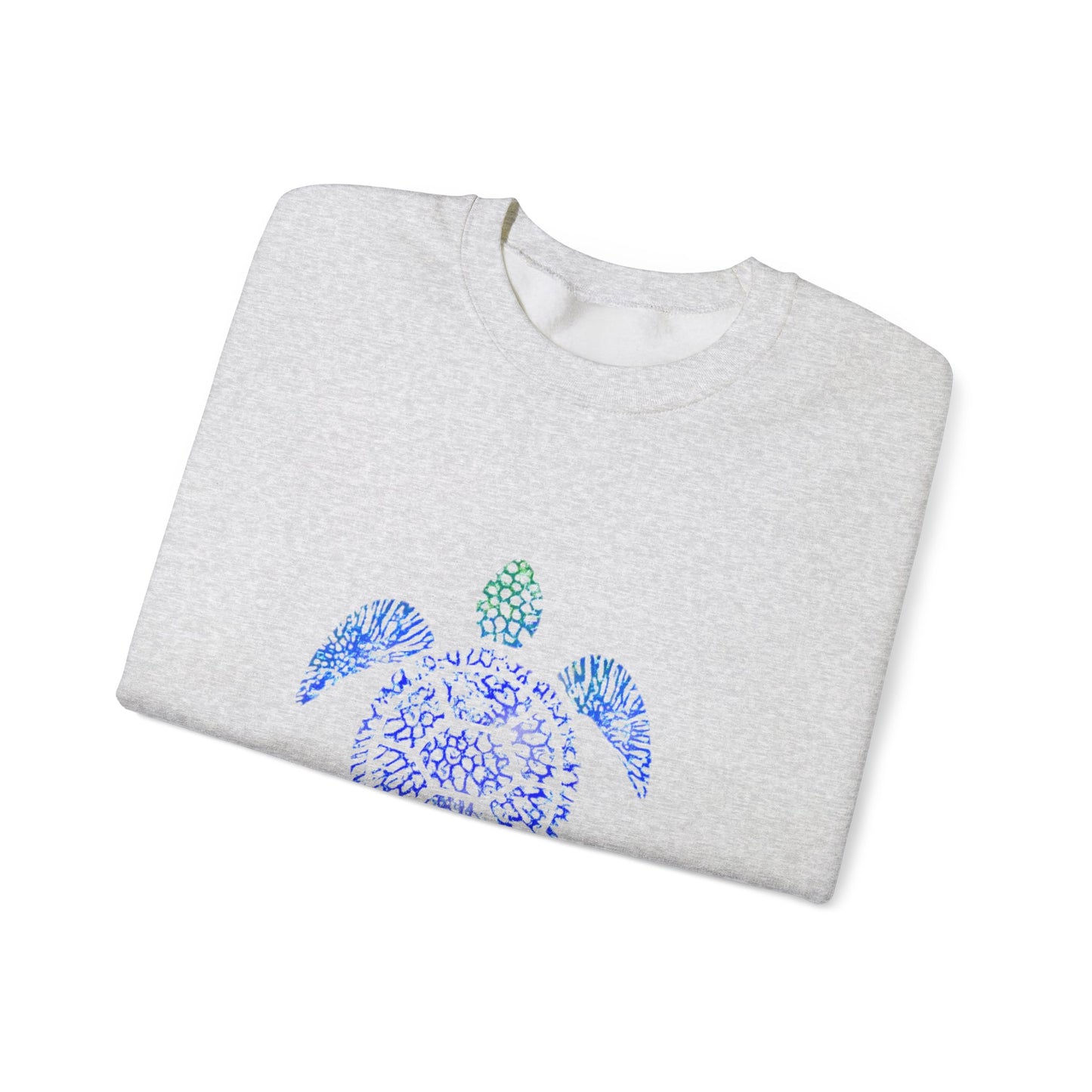 One Turtle & Coral Print Sweater | Soft Cotton Mix | Unisex