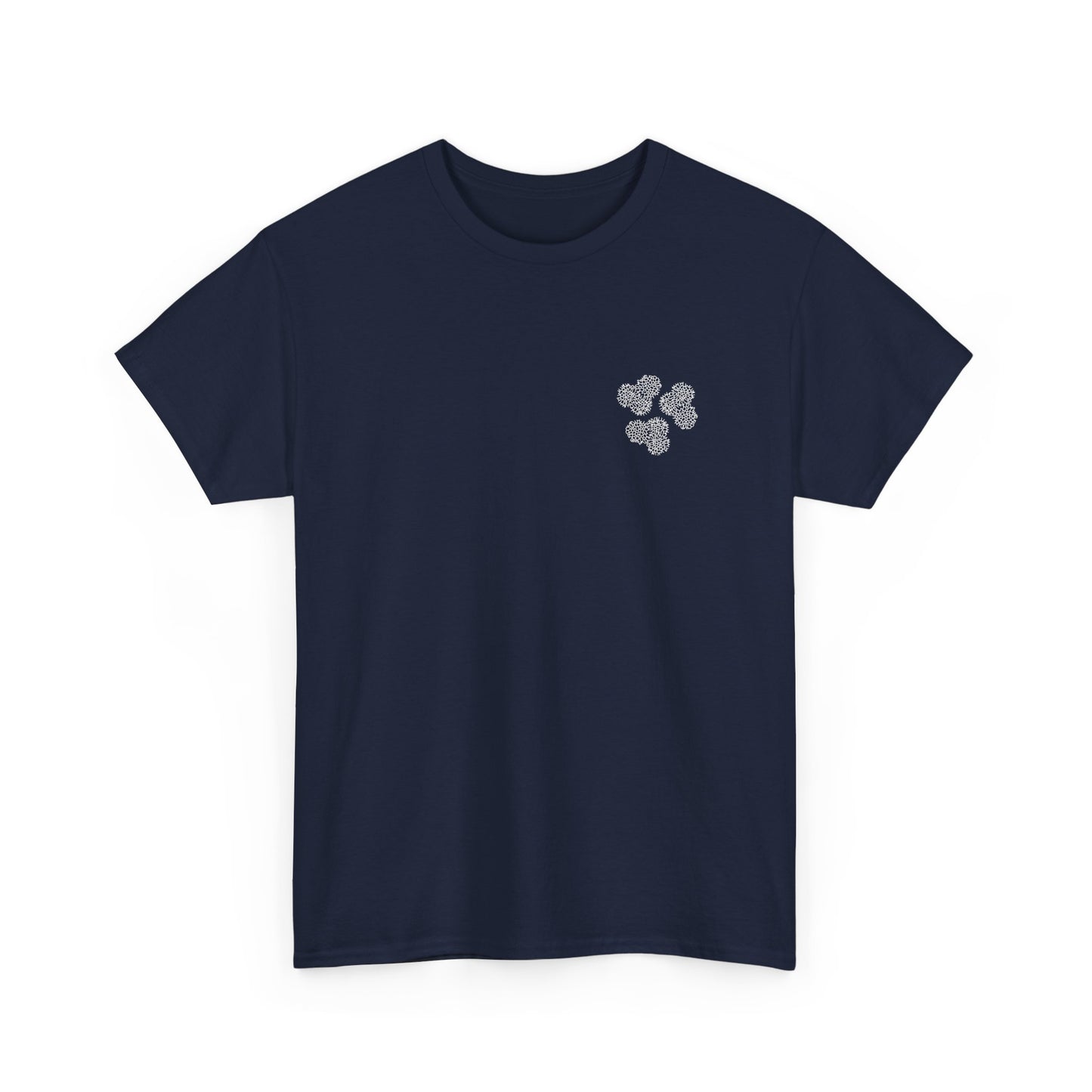 Clover Coral Print T-Shirt | Soft Cotton | Unisex