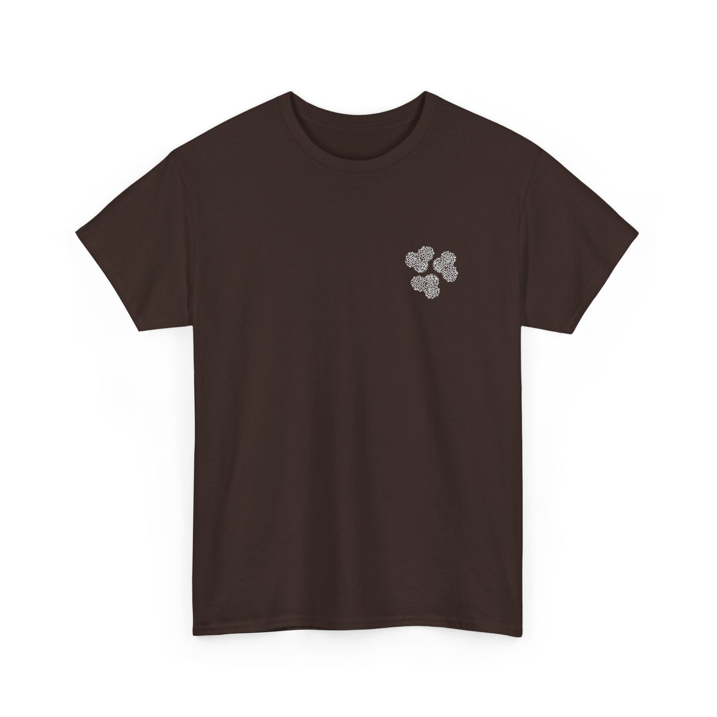 Clover Coral Print T-Shirt | Soft Cotton | Unisex