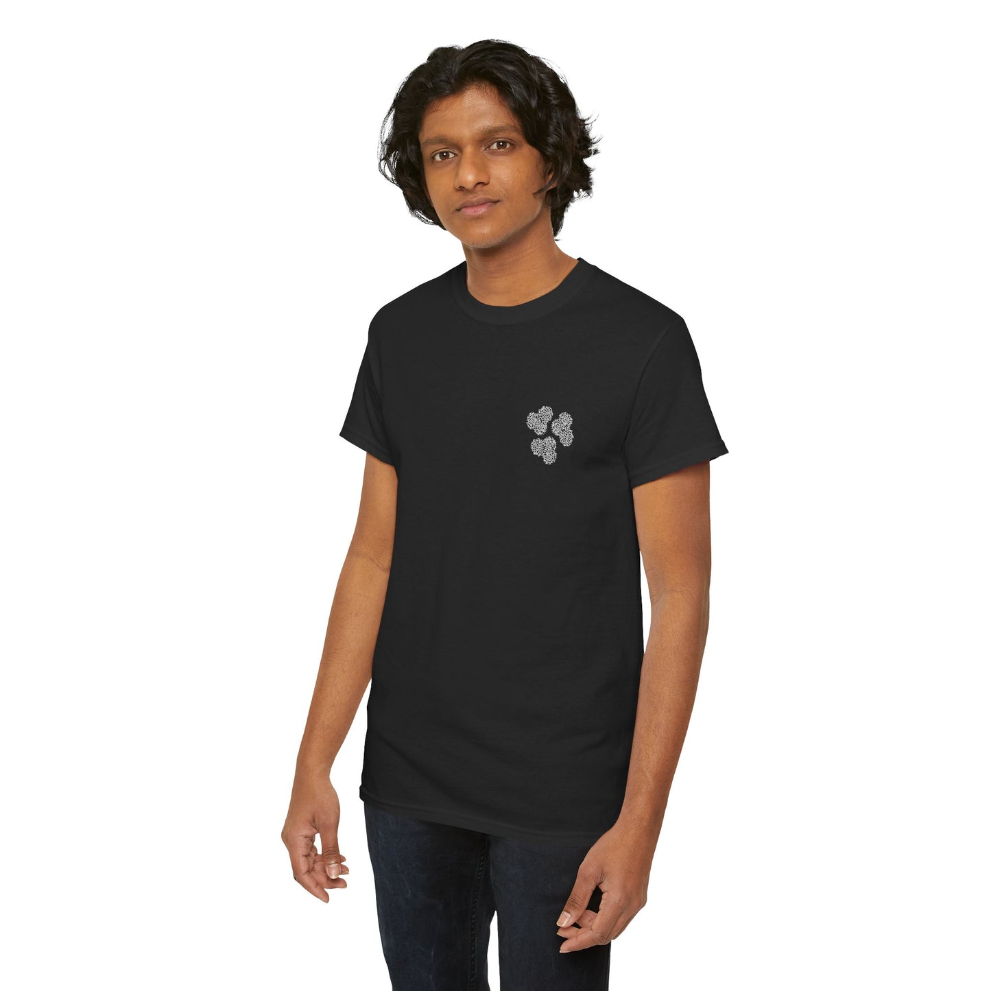 Clover Coral Print T-Shirt | Soft Cotton | Unisex
