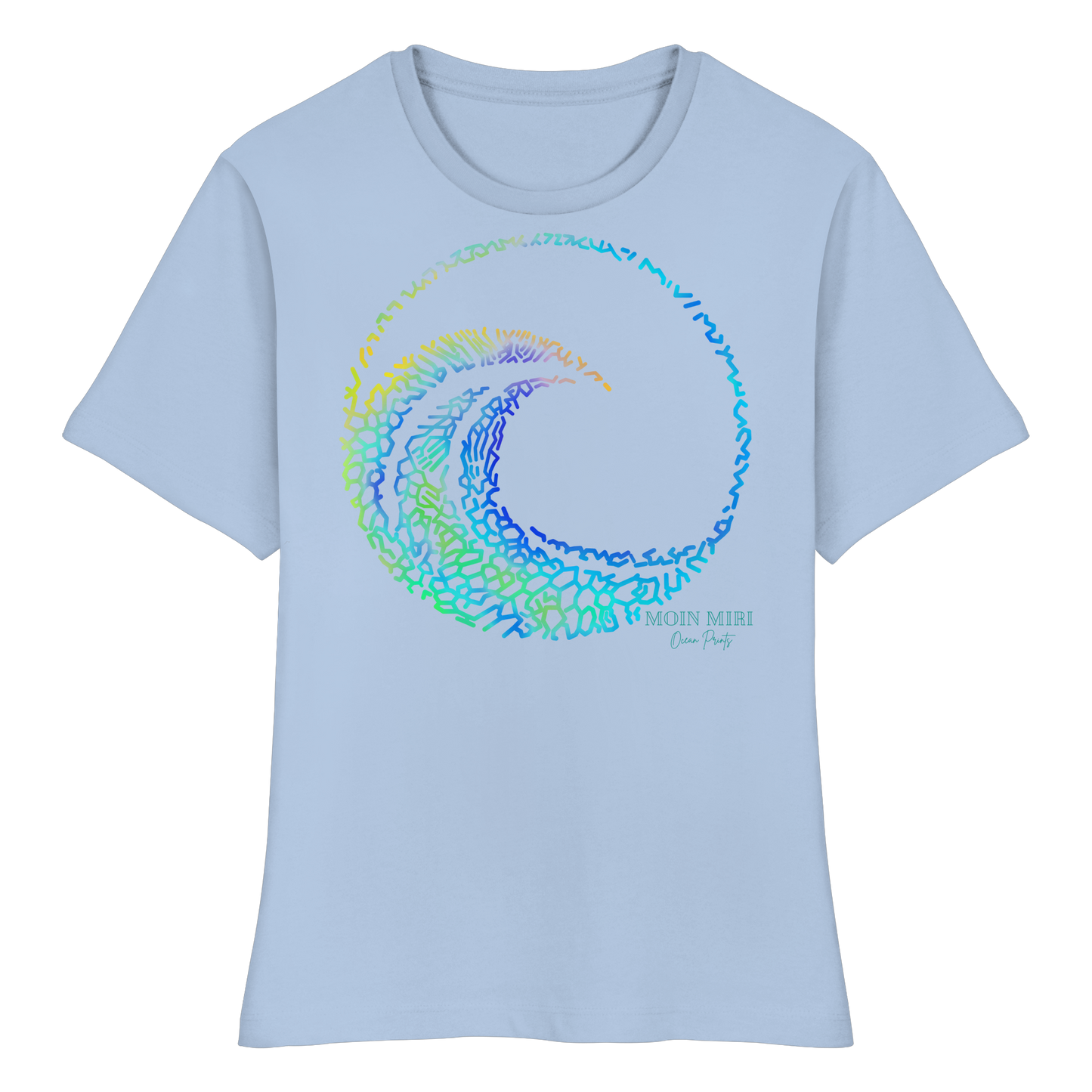 Coral Wave - Fitted Ladies Organic Shirt