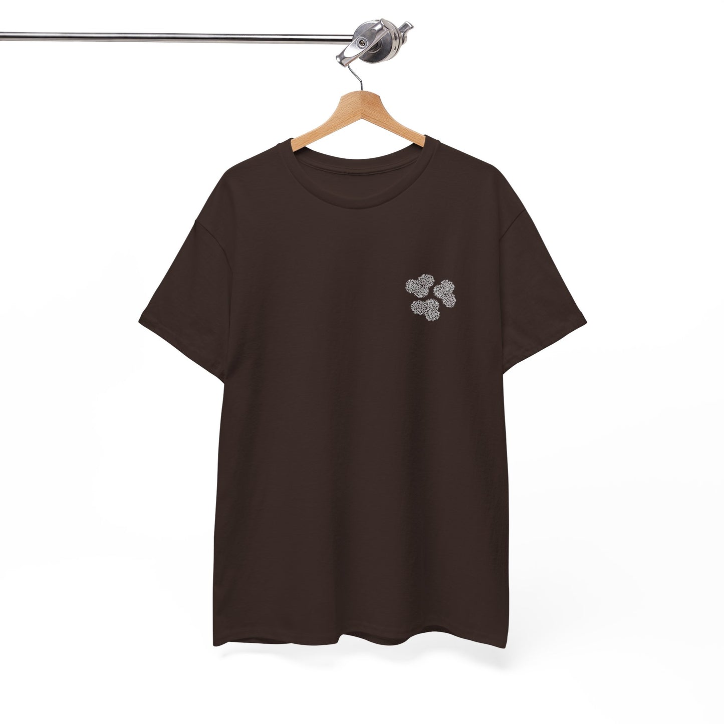 Clover Coral Print T-Shirt | Soft Cotton | Unisex