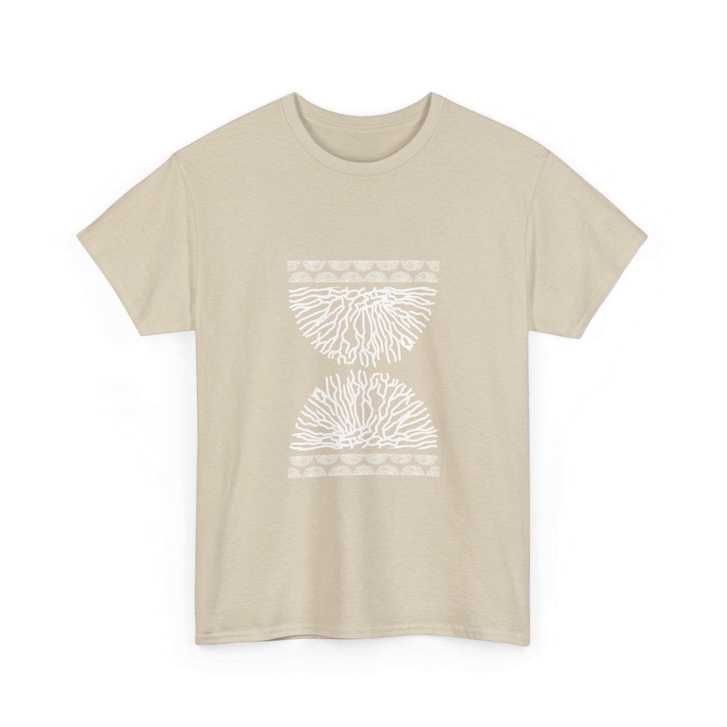 Time Coral Print T-Shirt | Soft Cotton | Unisex