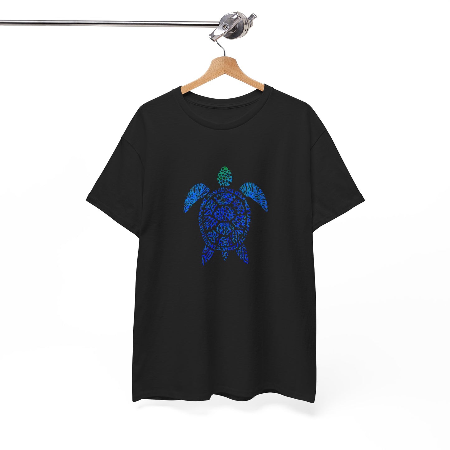 Turtle & Coral Print T-Shirt | Soft Cotton | Unisex