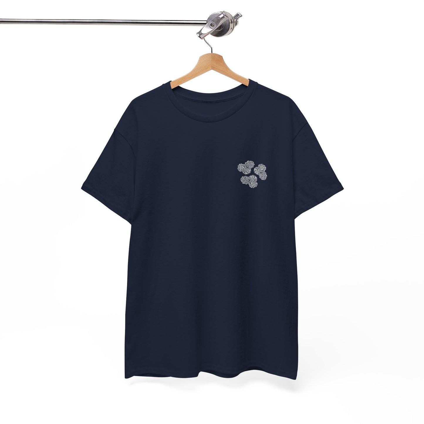 Clover Coral Print T-Shirt | Soft Cotton | Unisex