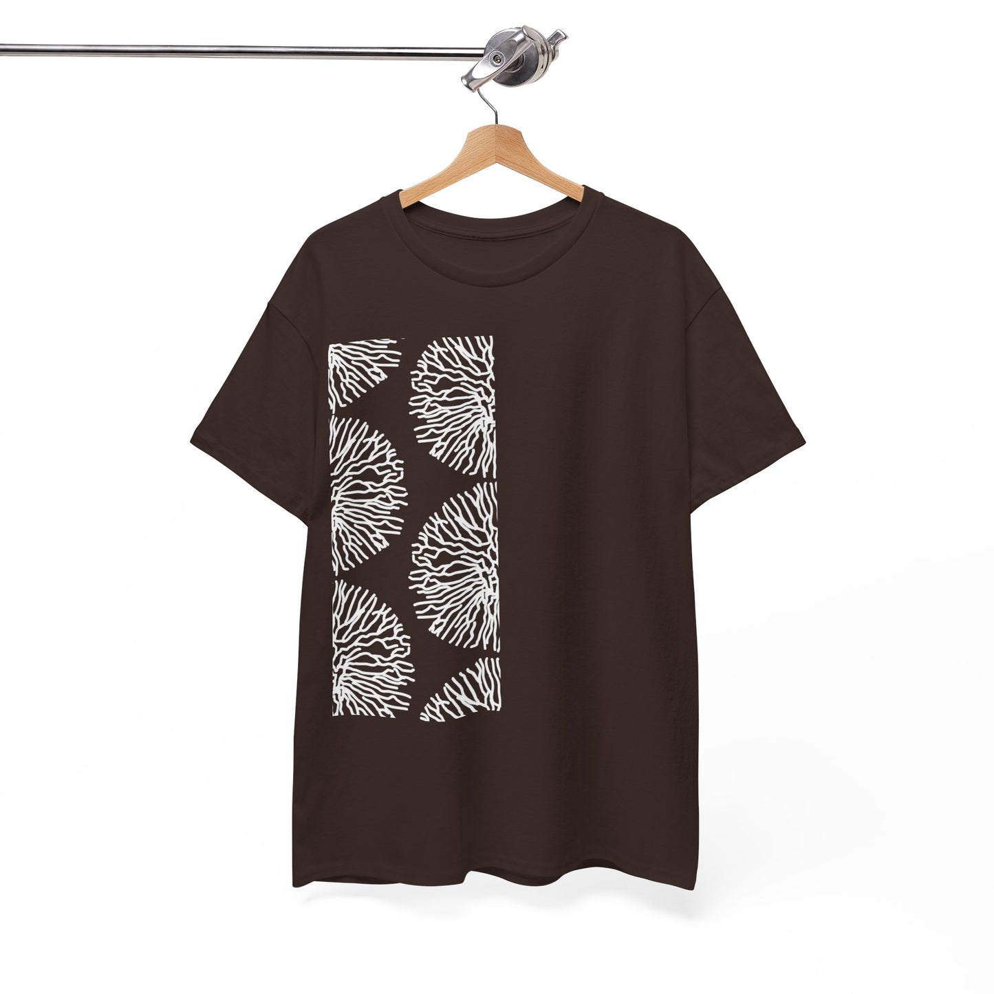 Stripe Coral Print T-Shirt | Soft Cotton | Unisex