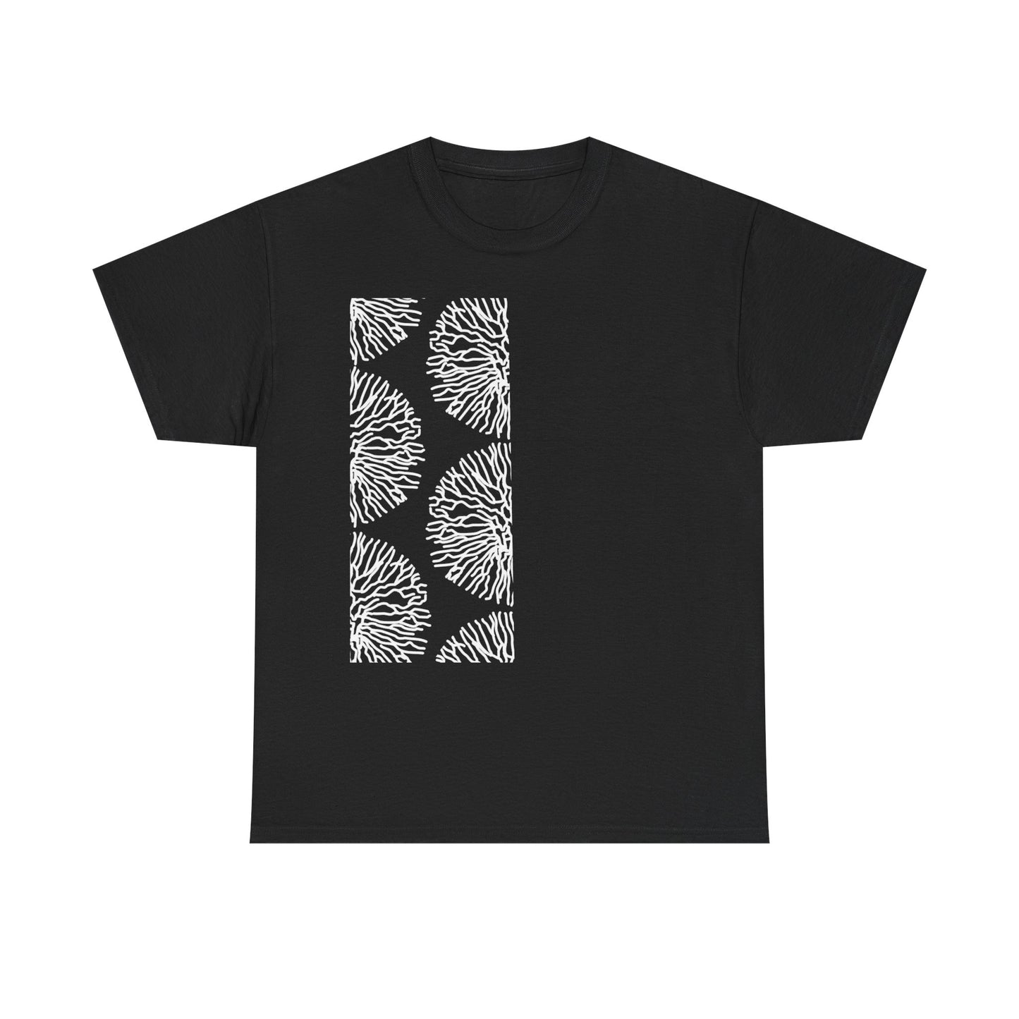 Stripe Coral Print T-Shirt | Soft Cotton | Unisex