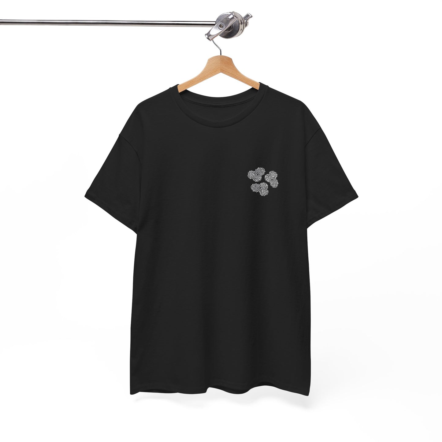 Clover Coral Print T-Shirt | Soft Cotton | Unisex