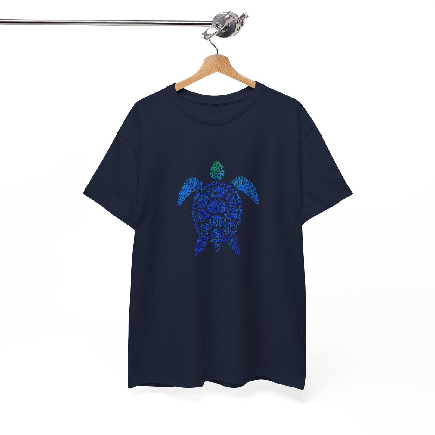 Turtle & Coral Print T-Shirt | Soft Cotton | Unisex
