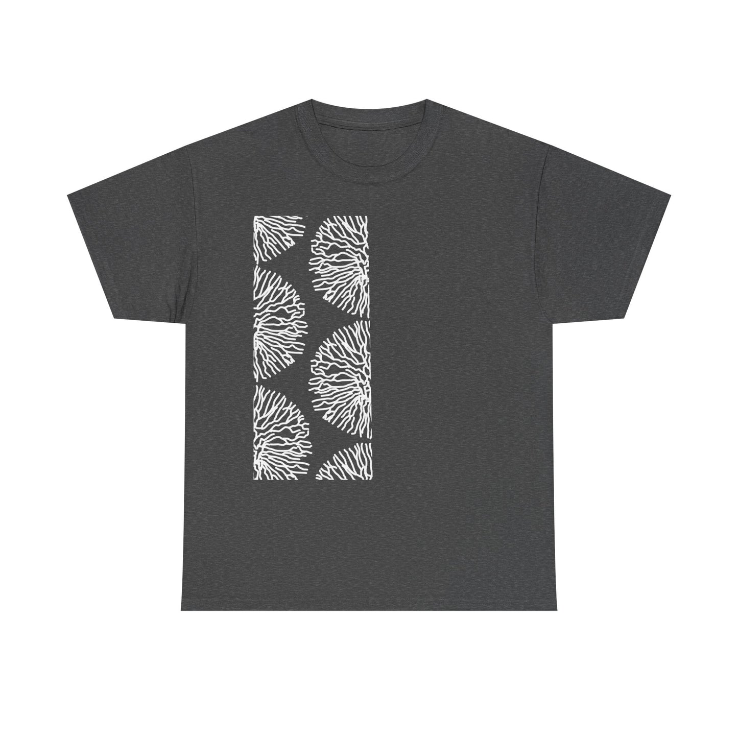 Stripe Coral Print T-Shirt | Soft Cotton | Unisex