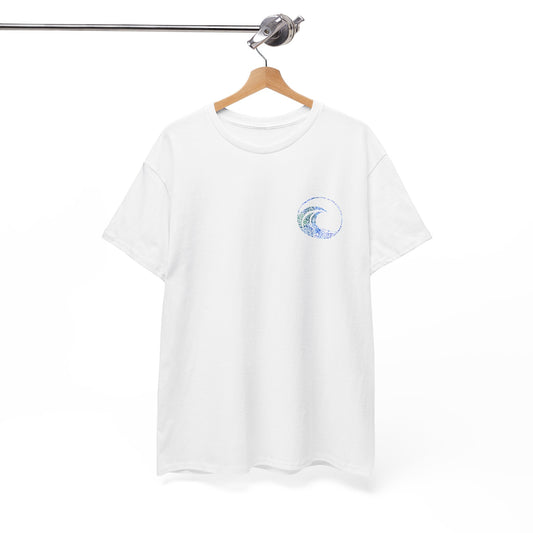 Mini Wave & Coral Print T-Shirt | Soft Cotton | Unisex