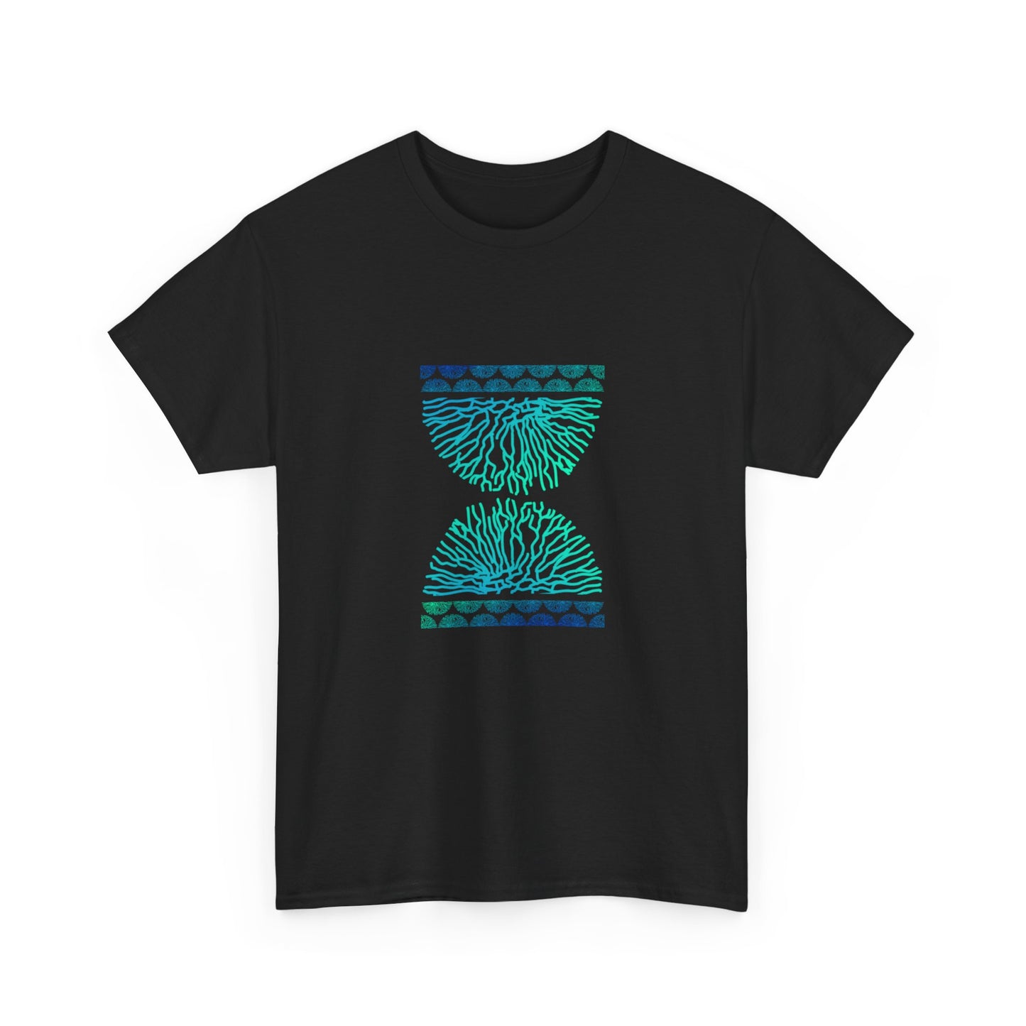 Blue Time Coral Print T-Shirt | Soft Cotton | Unisex