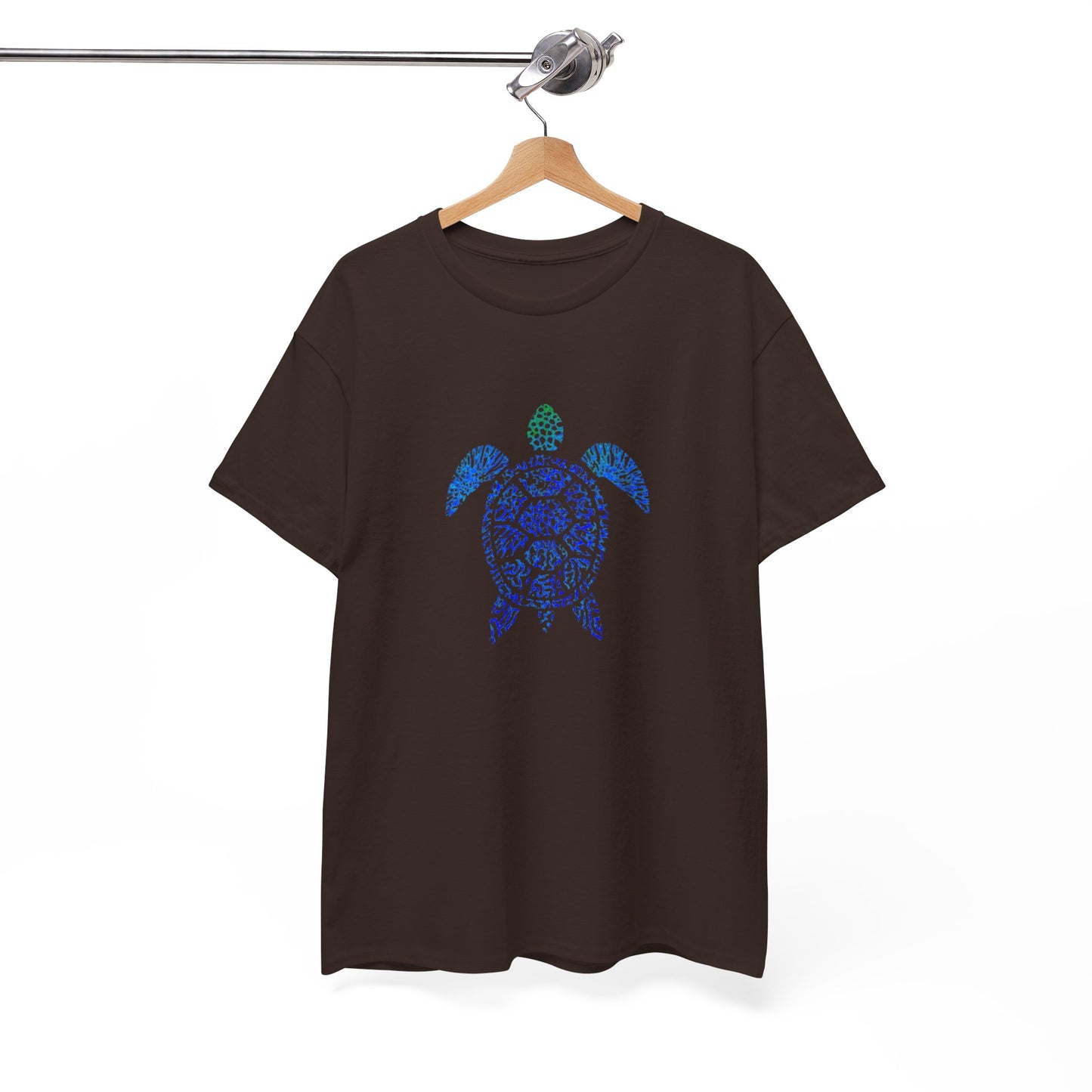 Turtle & Coral Print T-Shirt | Soft Cotton | Unisex
