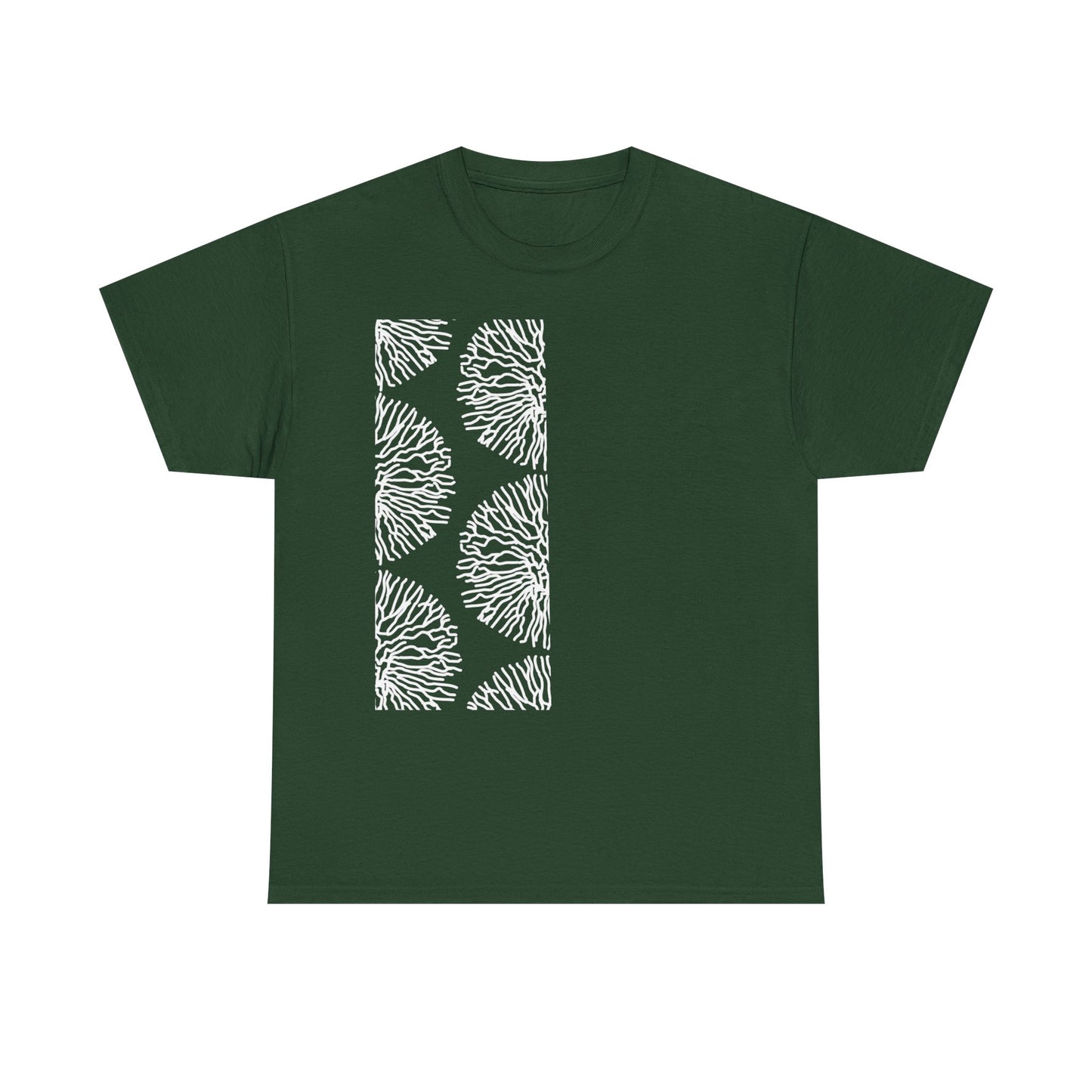 Stripe Coral Print T-Shirt | Soft Cotton | Unisex