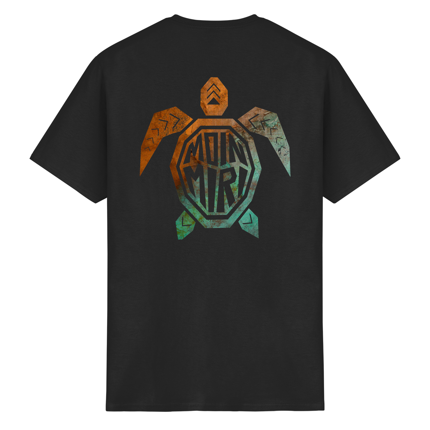 Copper Turtle Logo - Back Print - Heavy Cotton T-Shirt