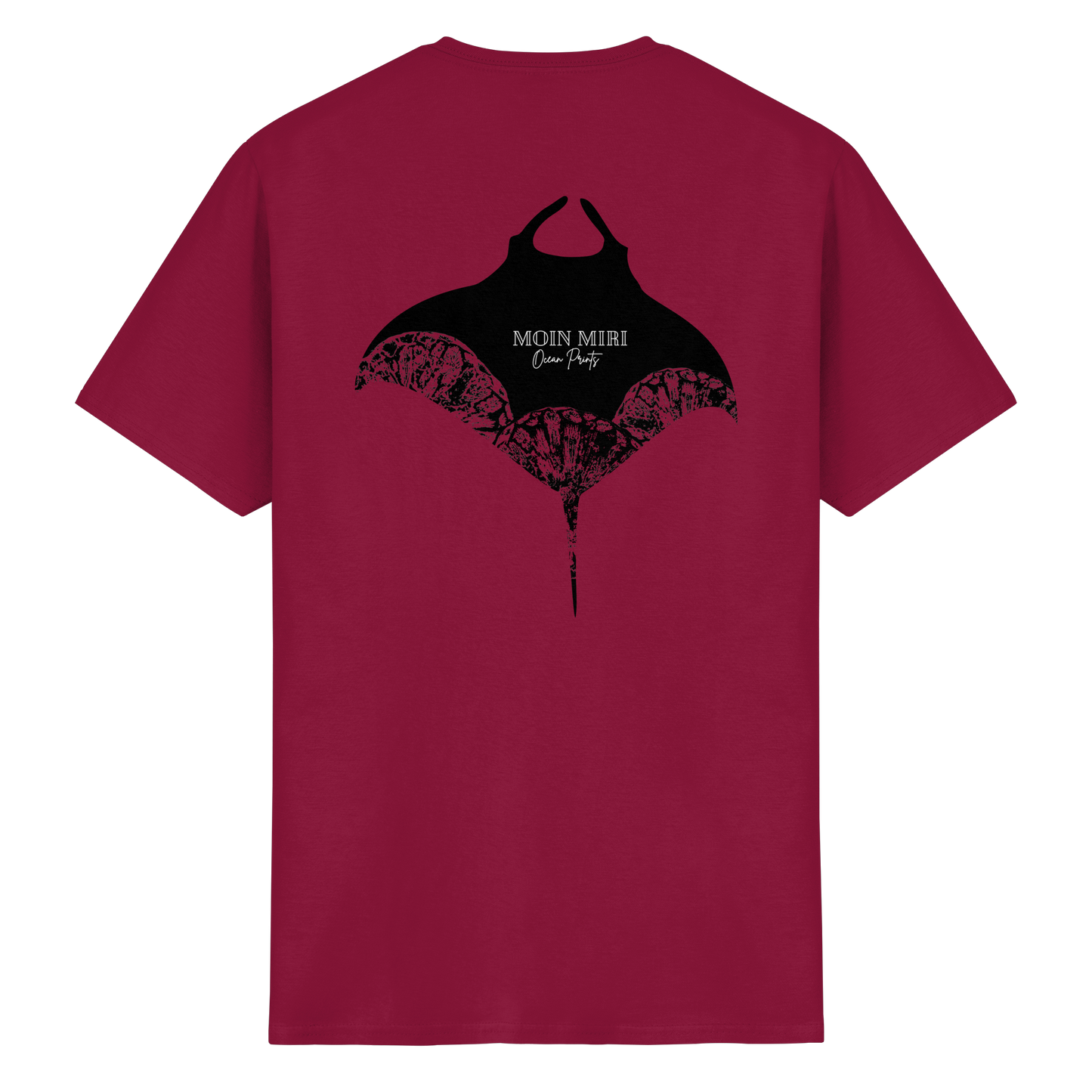 Black Manta - Coral 2 - Back Print - Heavy Cotton T-Shirt