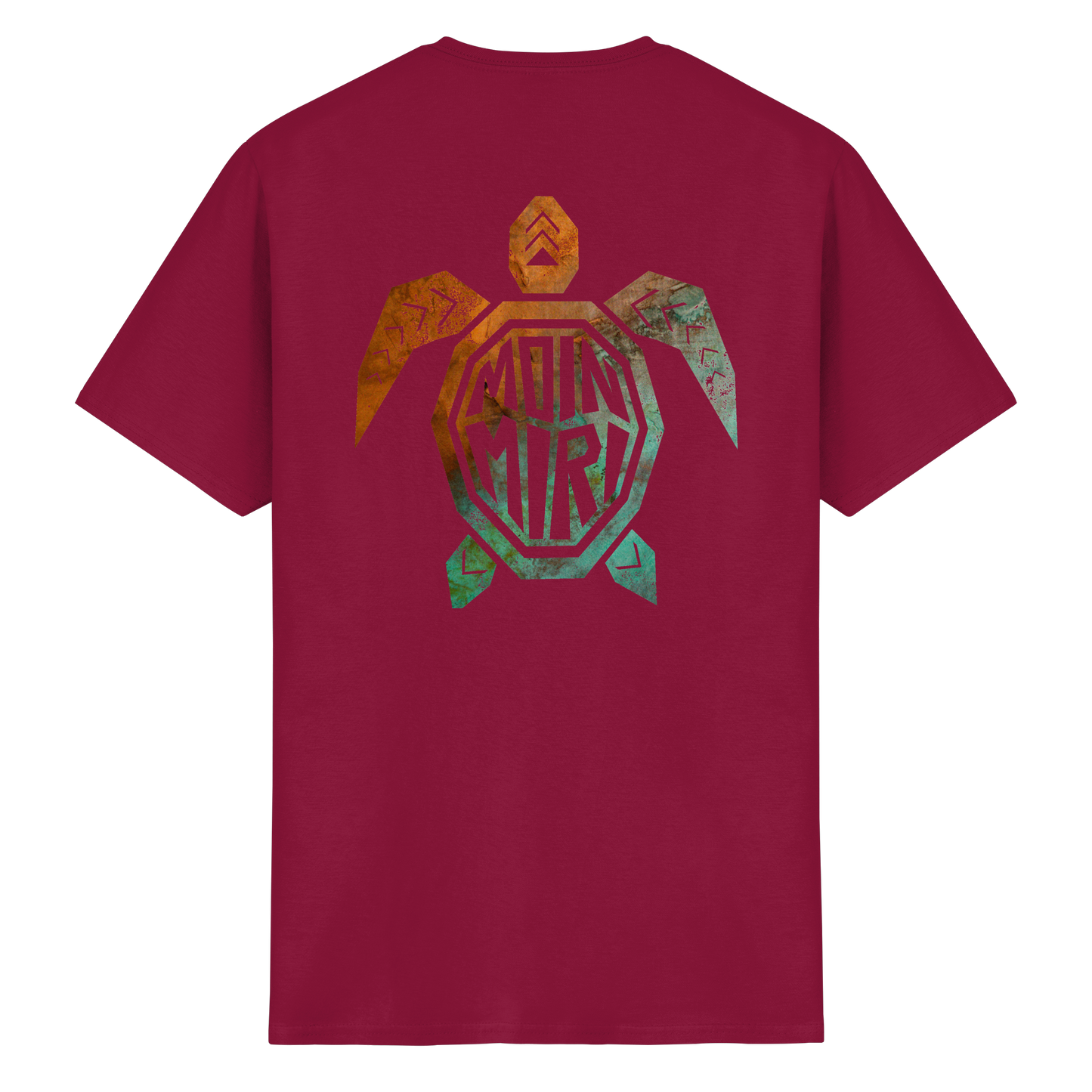Copper Turtle Logo - Back Print - Heavy Cotton T-Shirt