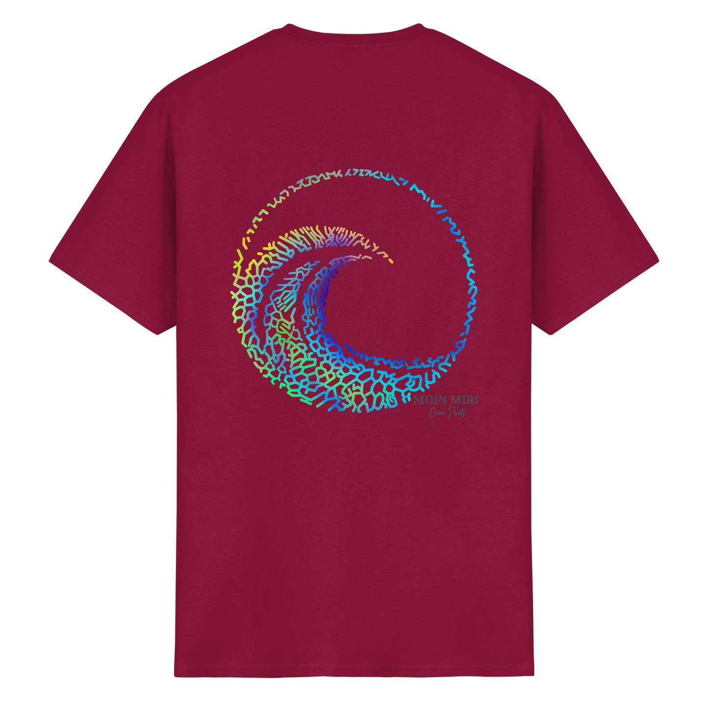 Coral Wave - Back Print - Heavy Cotton T-Shirt