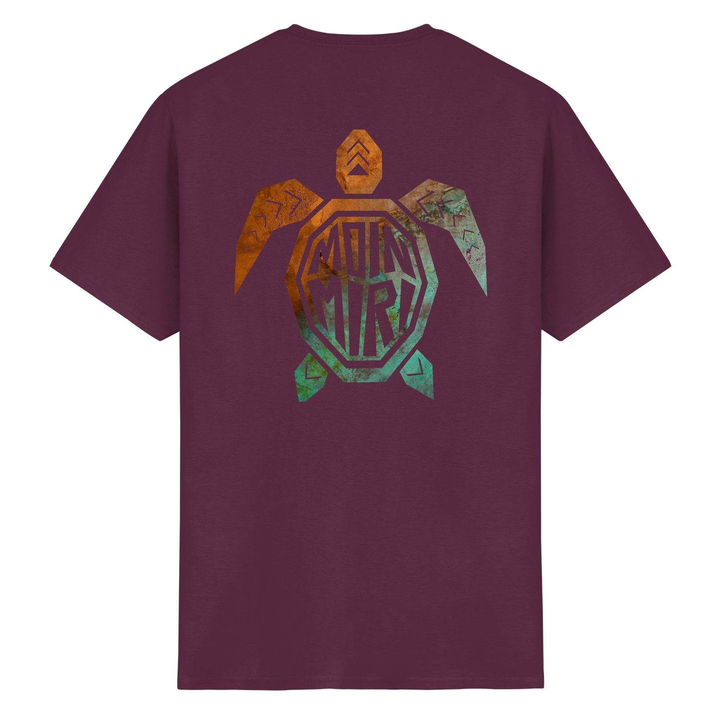 Copper Turtle Logo - Back Print - Heavy Cotton T-Shirt