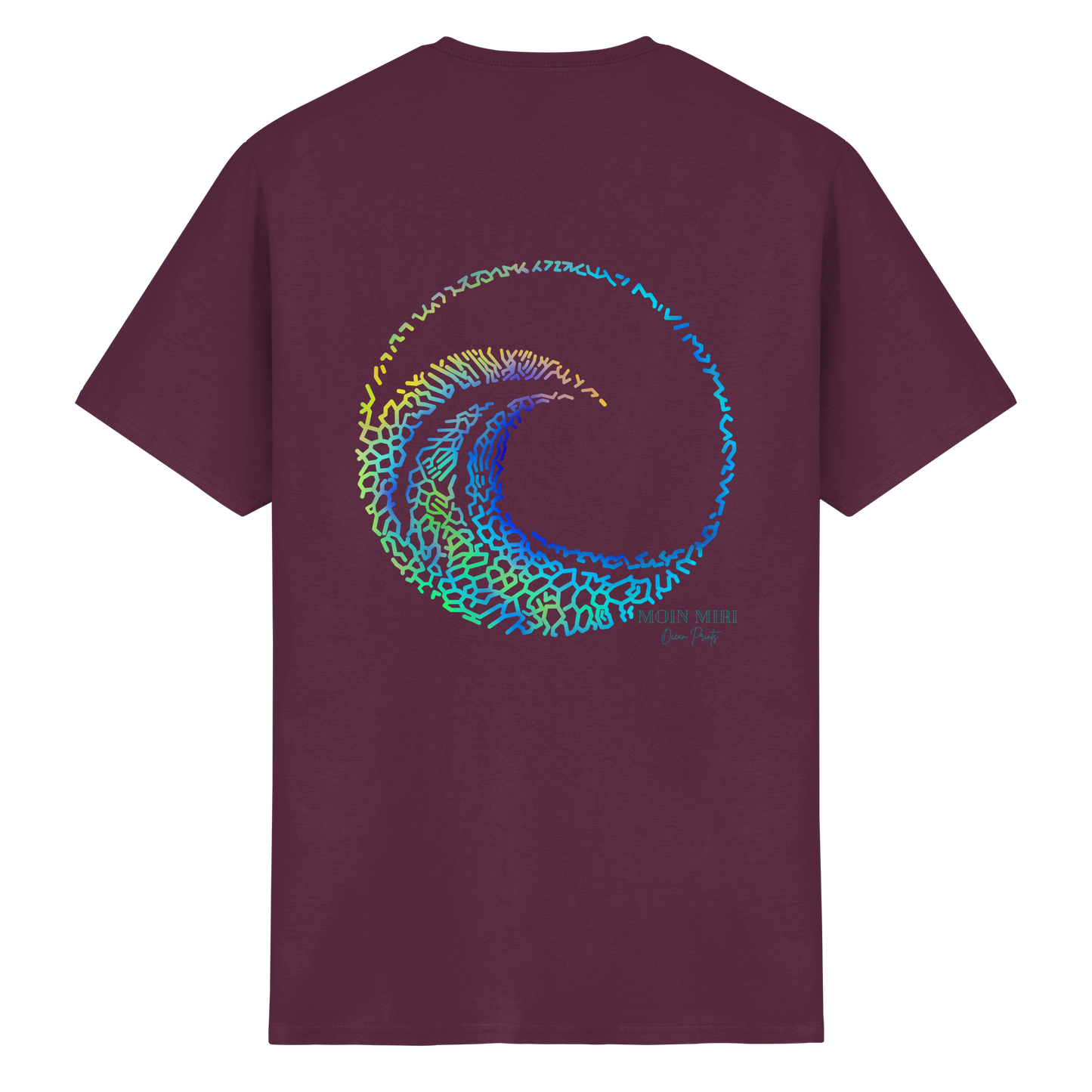 Coral Wave - Back Print - Heavy Cotton T-Shirt