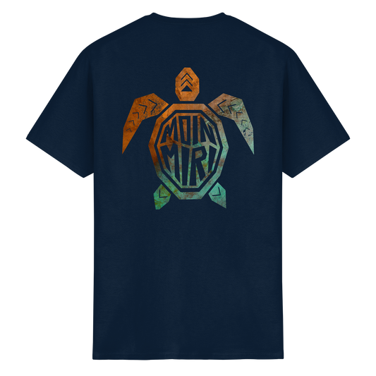 Copper Turtle Logo - Back Print - Heavy Cotton T-Shirt