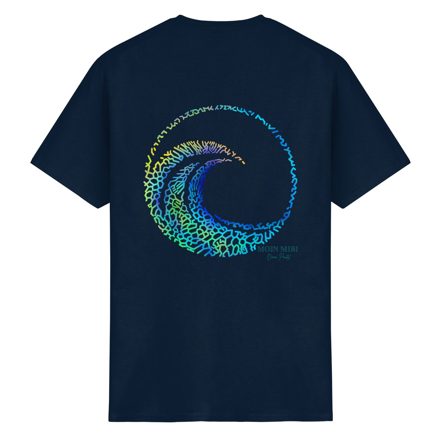Coral Wave - Back Print - Heavy Cotton T-Shirt