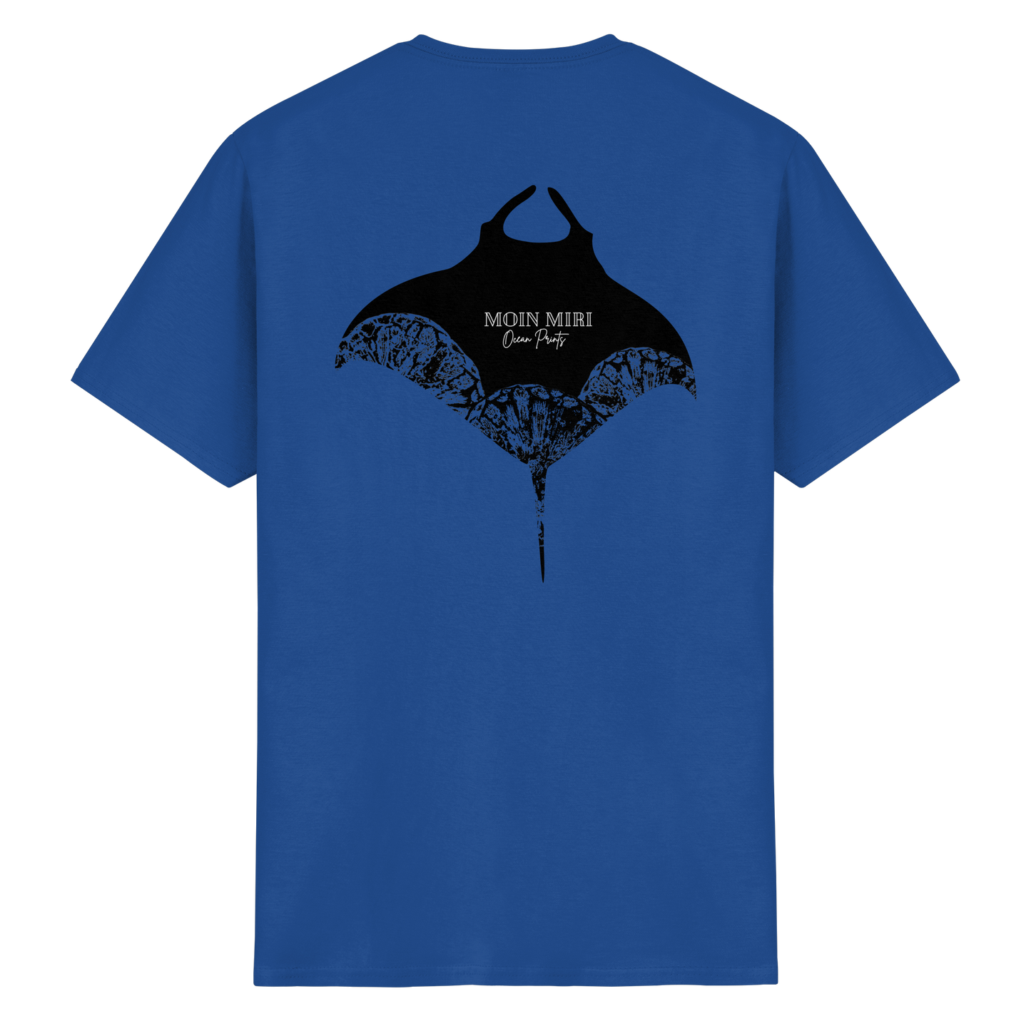 Black Manta - Coral 2 - Back Print - Heavy Cotton T-Shirt