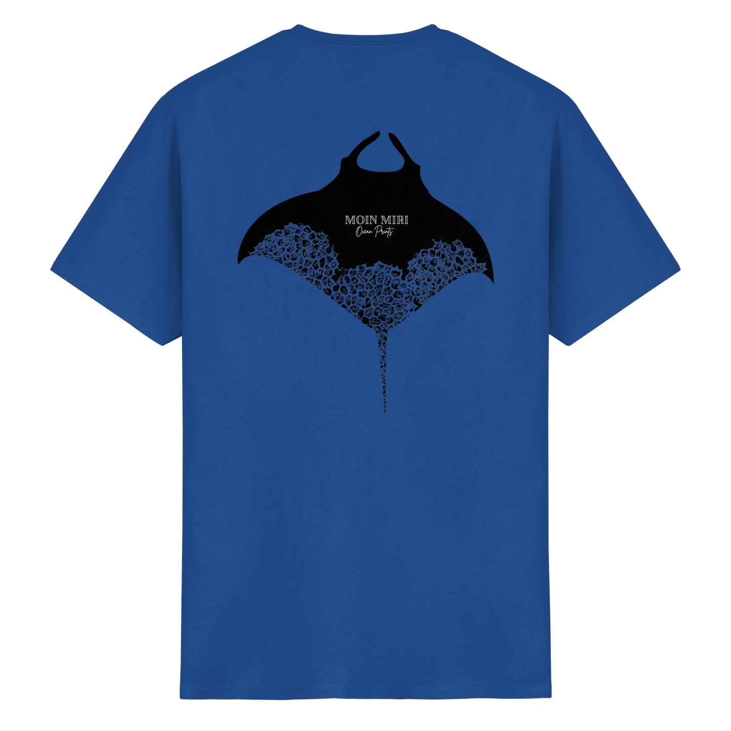 Black Manta - Coral 1 - Back Print - Heavy Cotton T-Shirt