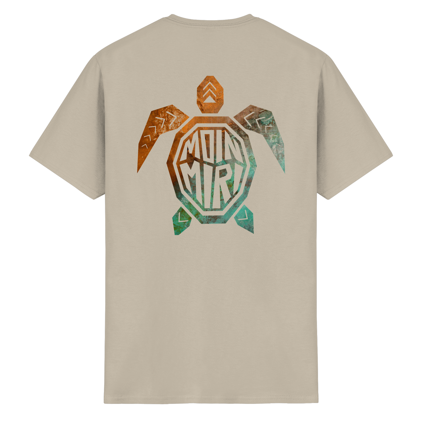 Copper Turtle Logo - Back Print - Heavy Cotton T-Shirt