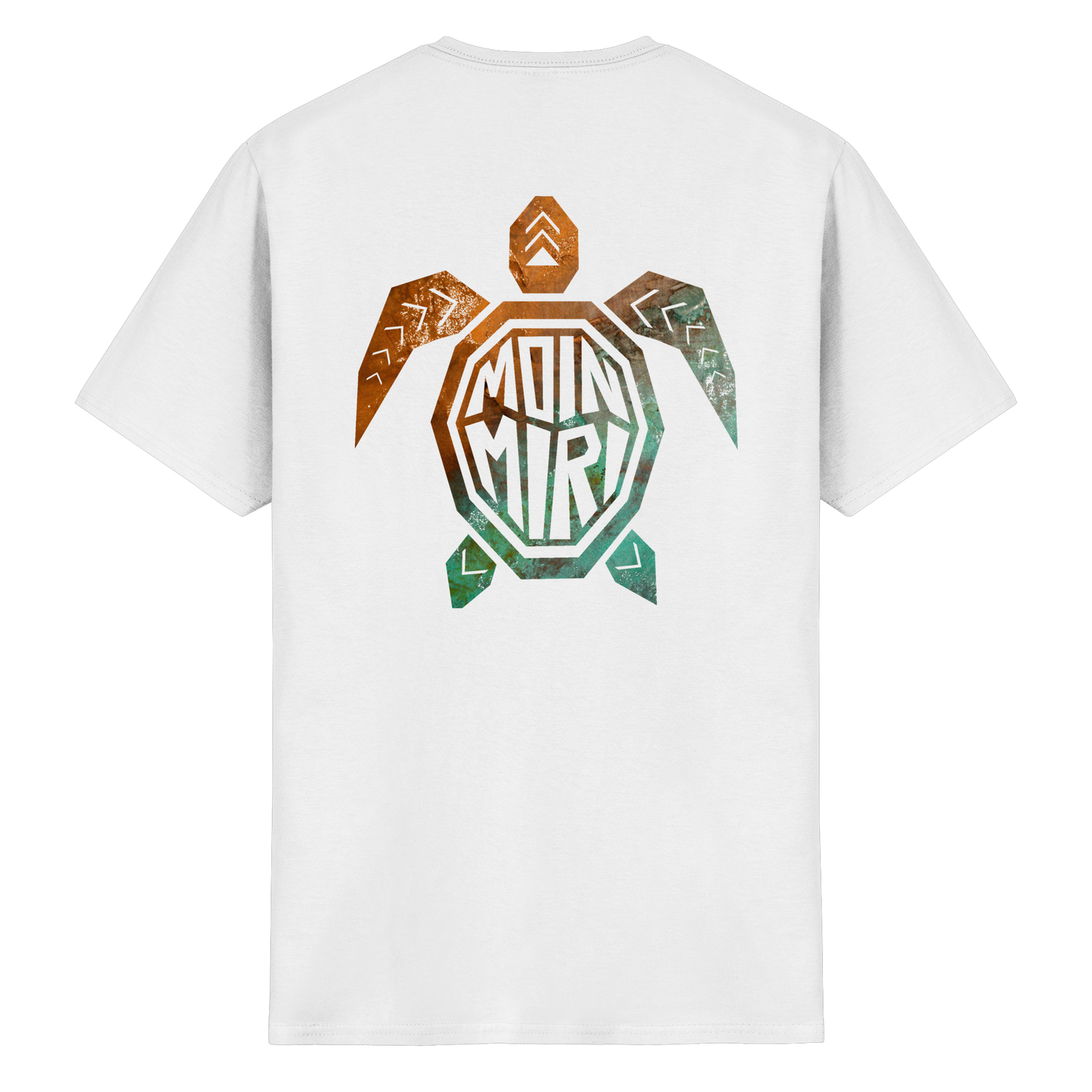 Copper Turtle Logo - Back Print - Heavy Cotton T-Shirt