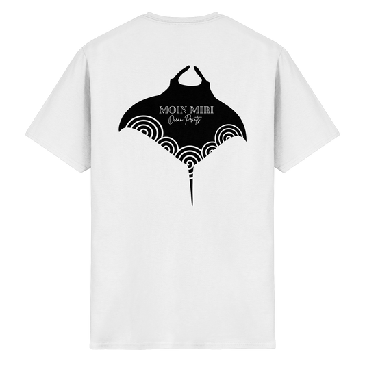 Black Manta - Drops - Back Print - Heavy Cotton T-Shirt