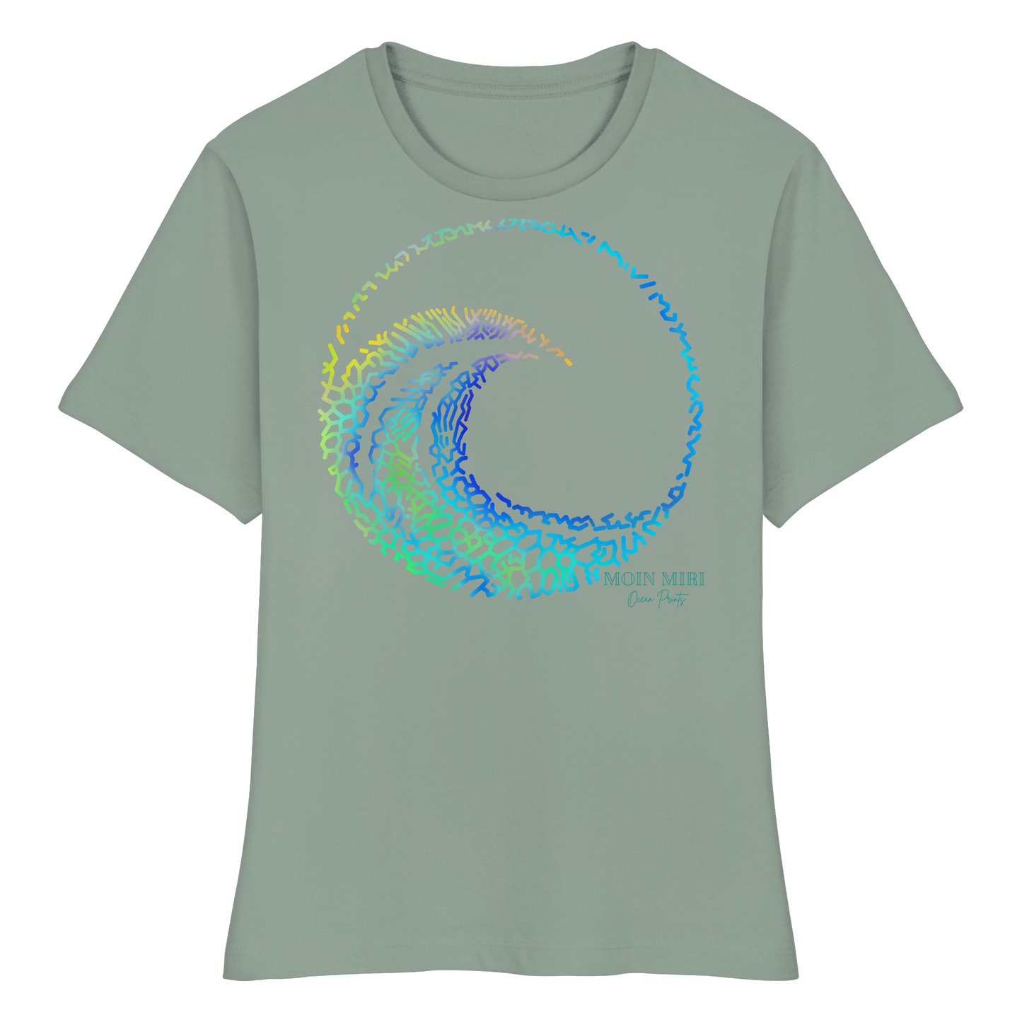 Coral Wave - Fitted Ladies Organic Shirt