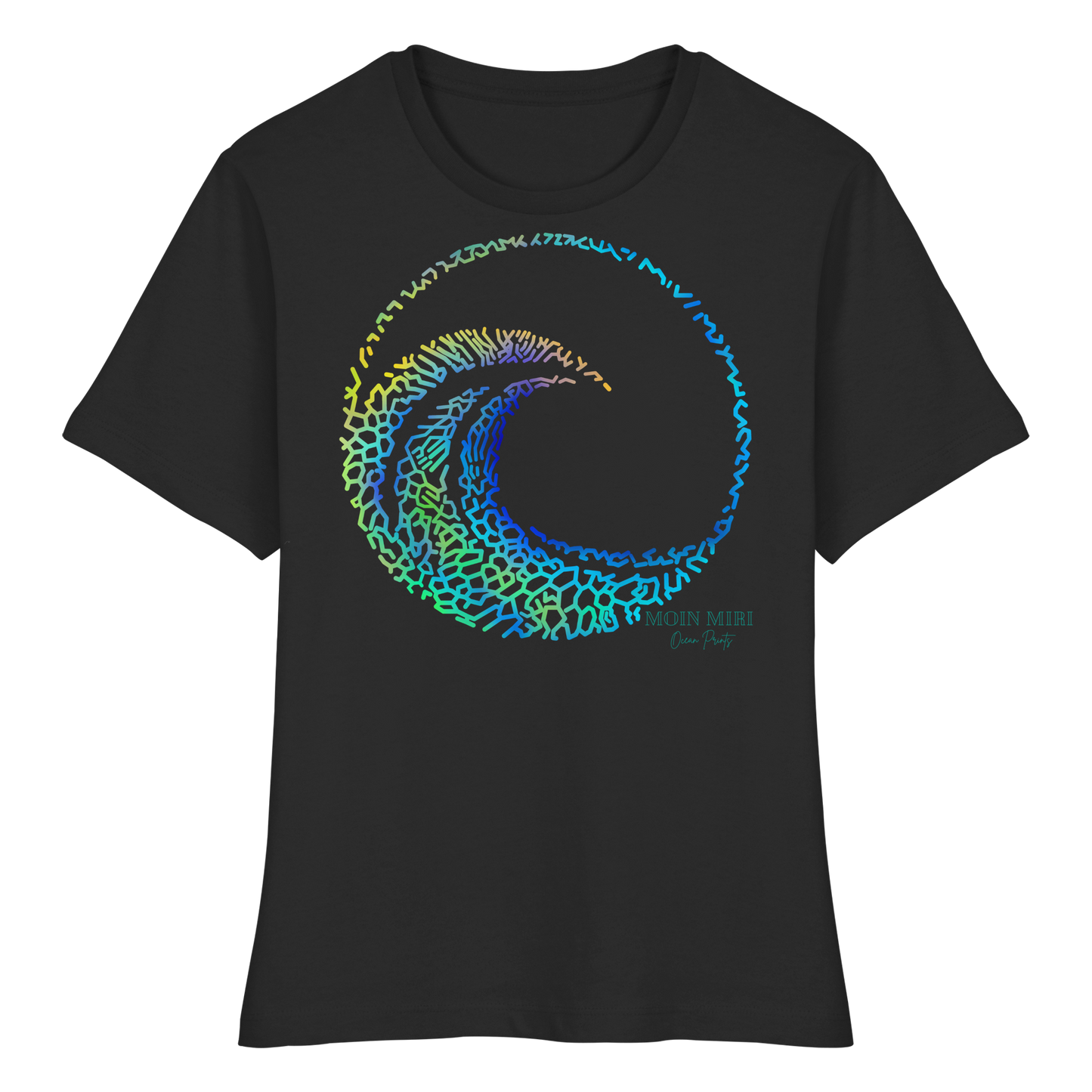 Coral Wave - Fitted Ladies Organic Shirt