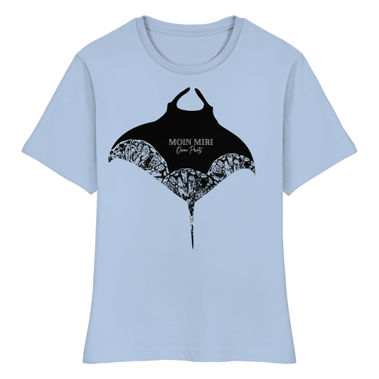 Black Manta - Coral 2 - Fitted Ladies Organic Shirt