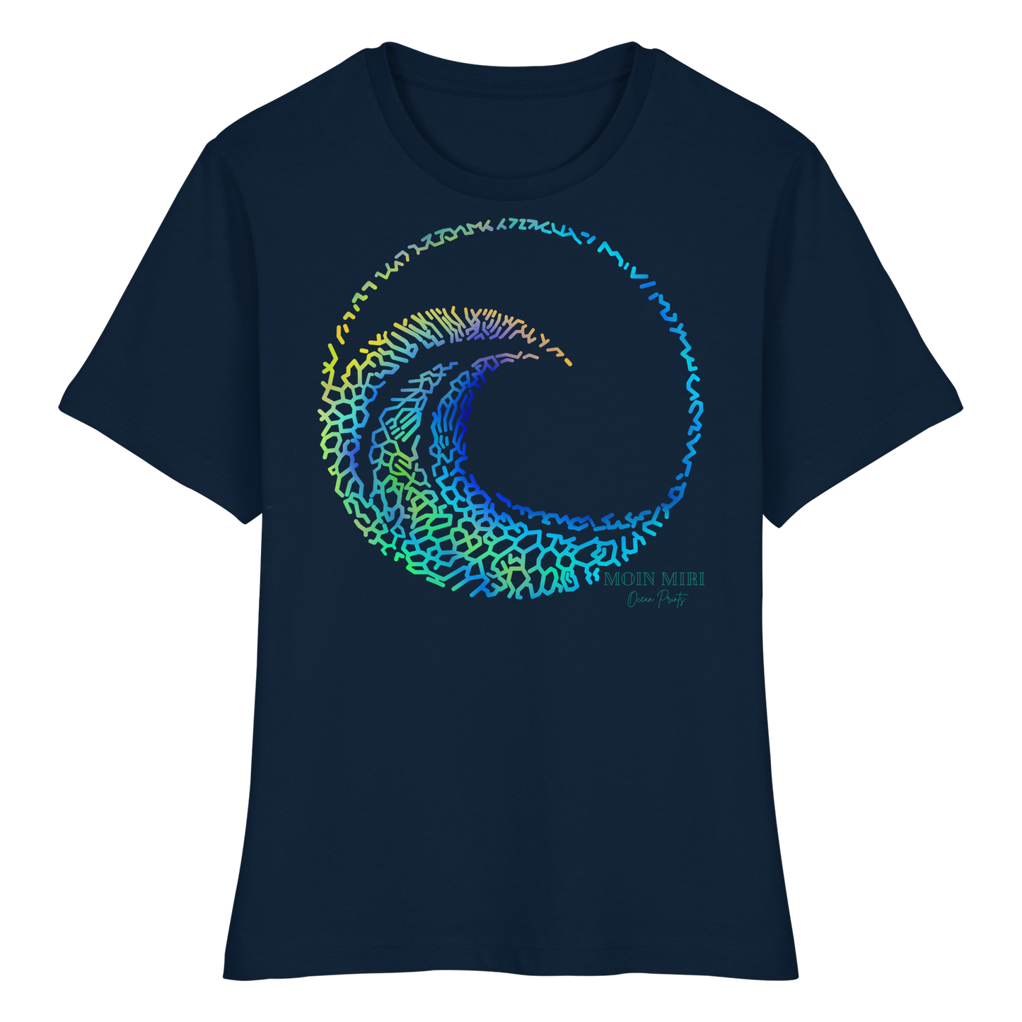 Coral Wave - Fitted Ladies Organic Shirt