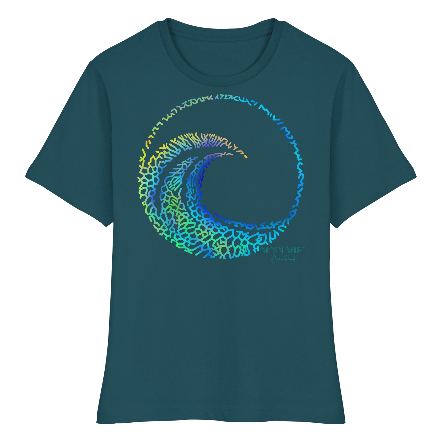 Coral Wave - Fitted Ladies Organic Shirt
