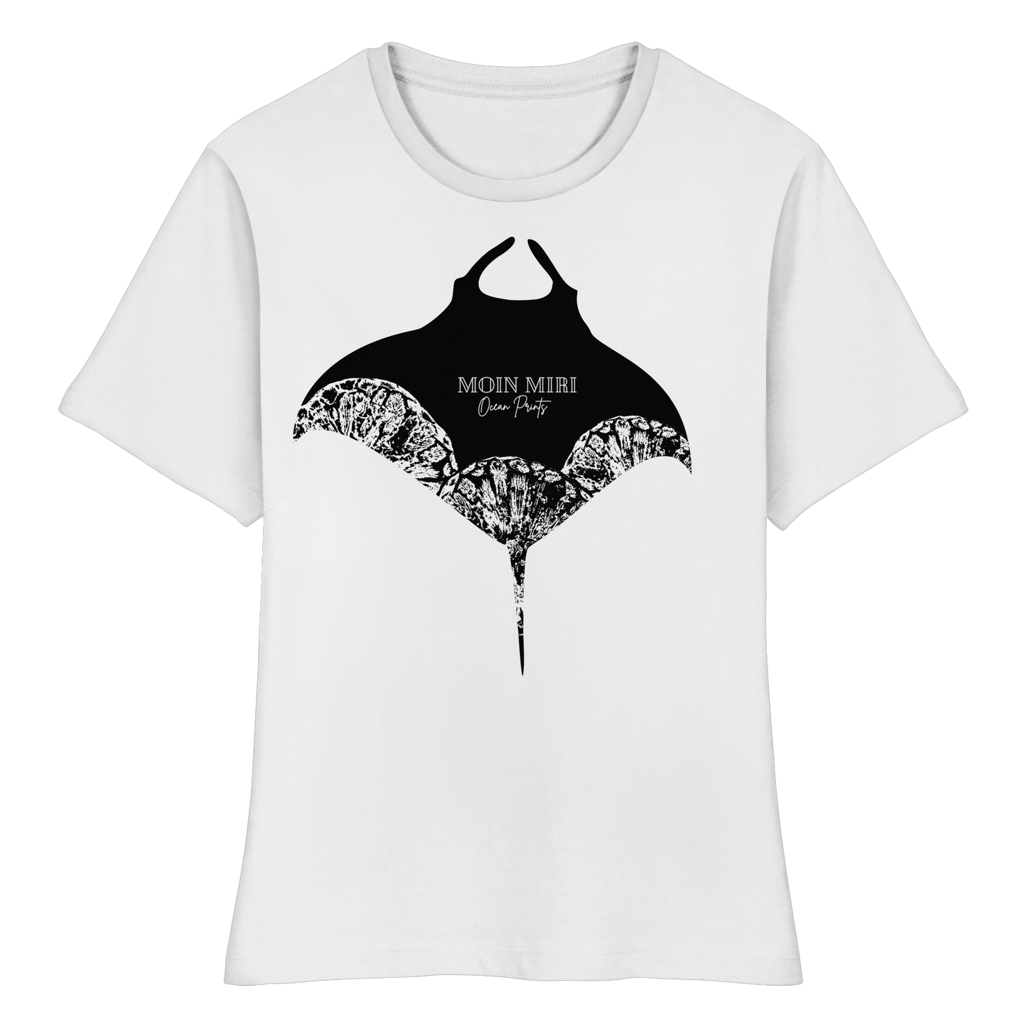 Black Manta - Coral 2 - Fitted Ladies Organic Shirt