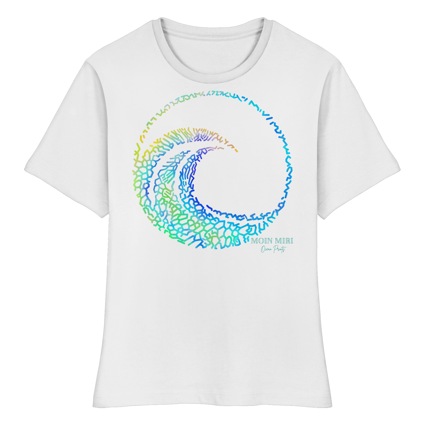 Coral Wave - Fitted Ladies Organic Shirt
