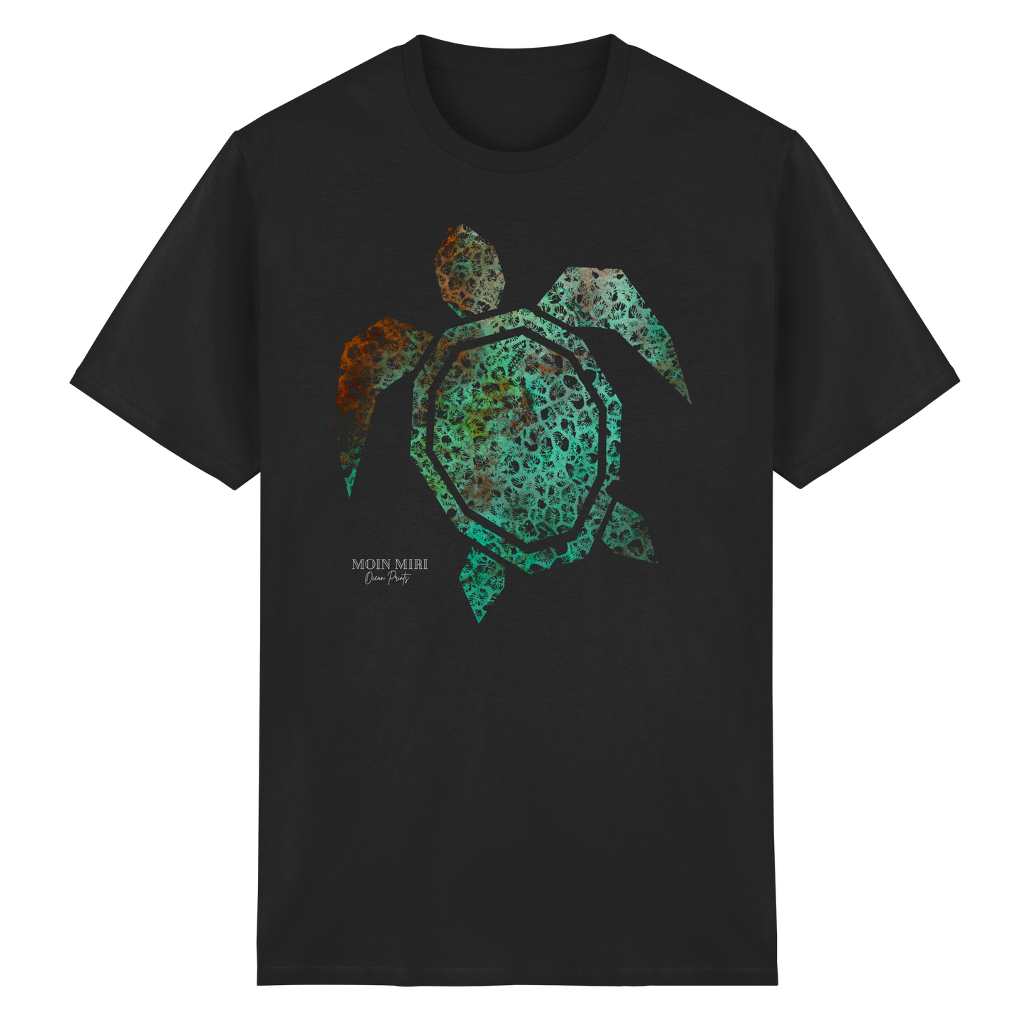 Copper Coral Turtle  - Heavy Cotton T-Shirt