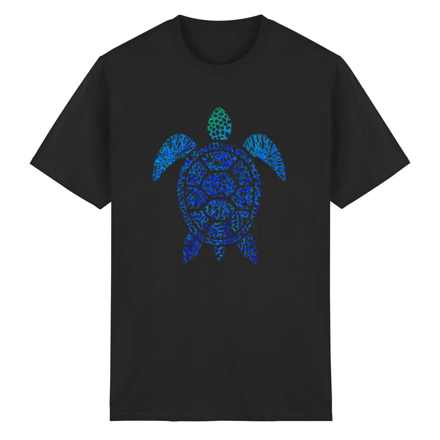 Blue Coral Turtle - Heavy Cotton T-Shirt