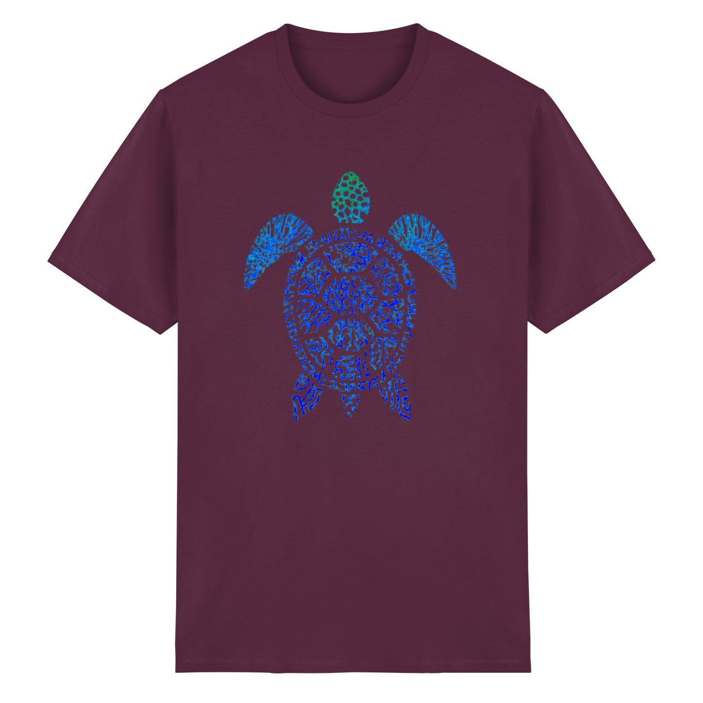 Blue Coral Turtle - Heavy Cotton T-Shirt