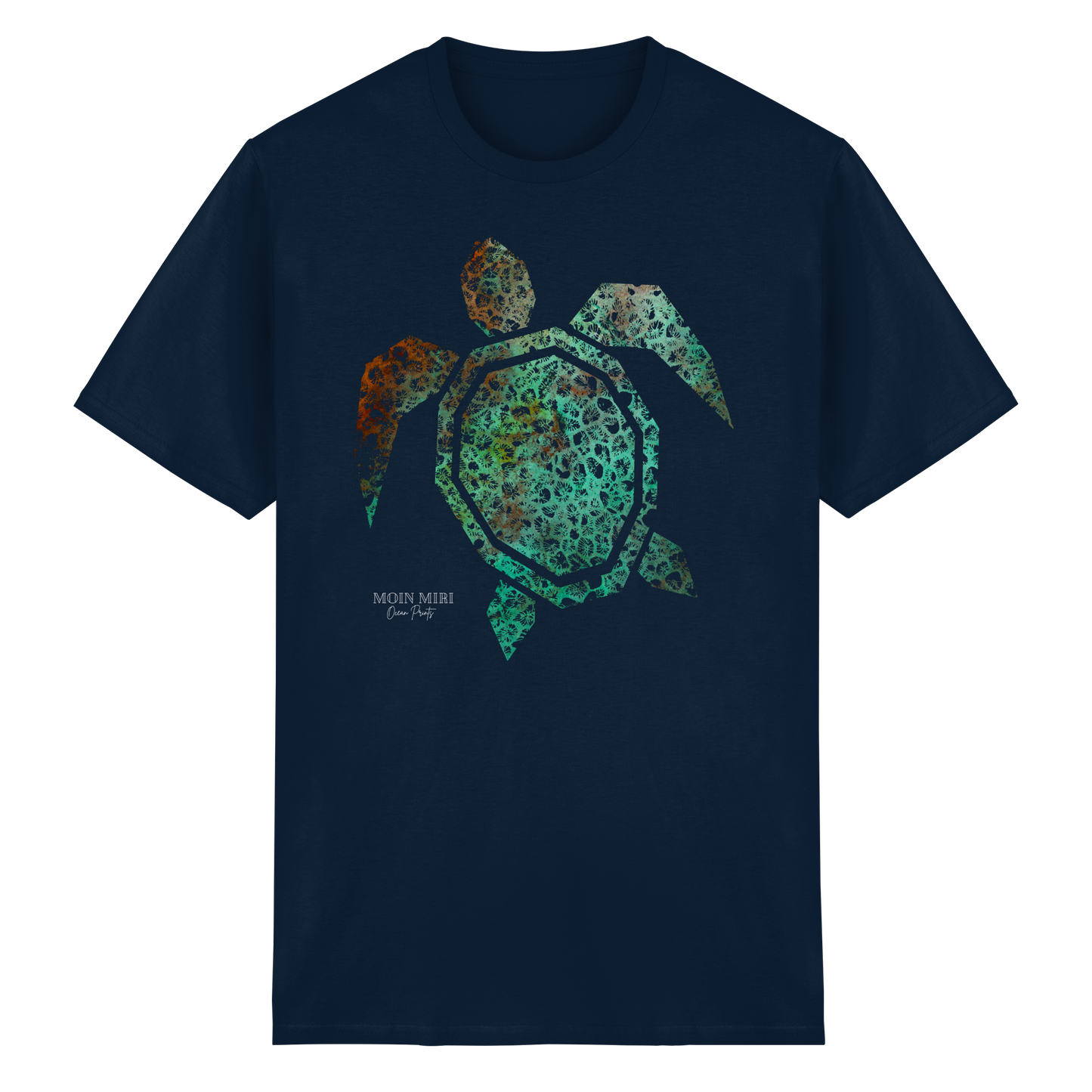 Copper Coral Turtle  - Heavy Cotton T-Shirt