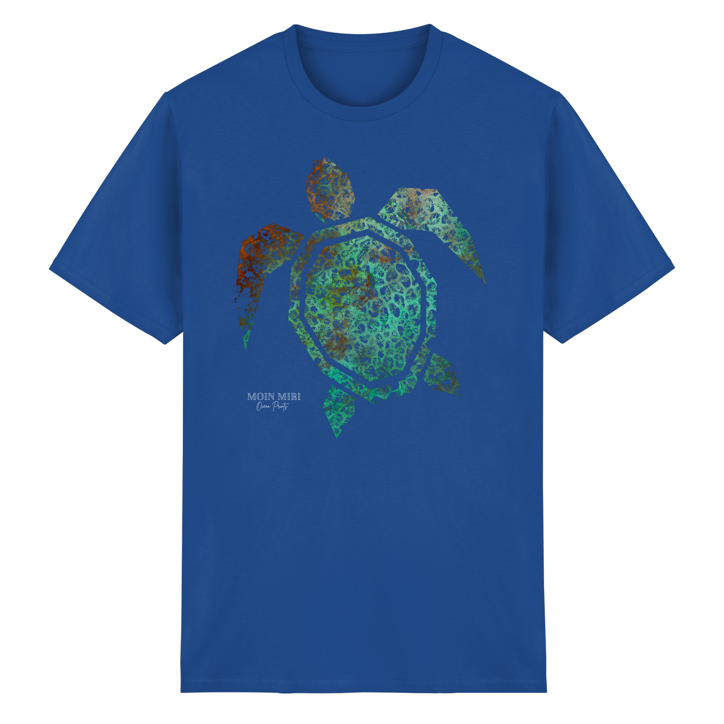 Copper Coral Turtle  - Heavy Cotton T-Shirt