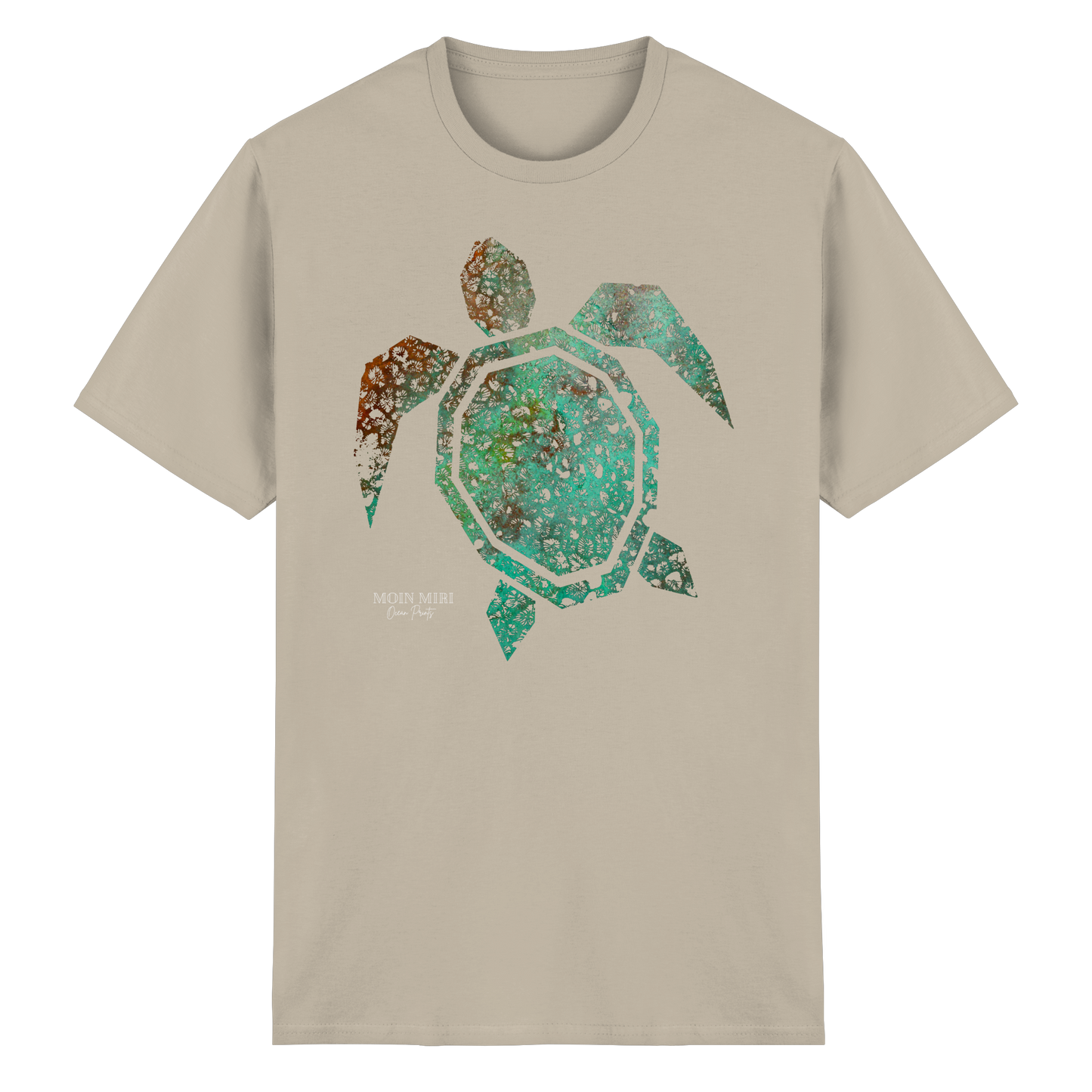 Copper Coral Turtle  - Heavy Cotton T-Shirt